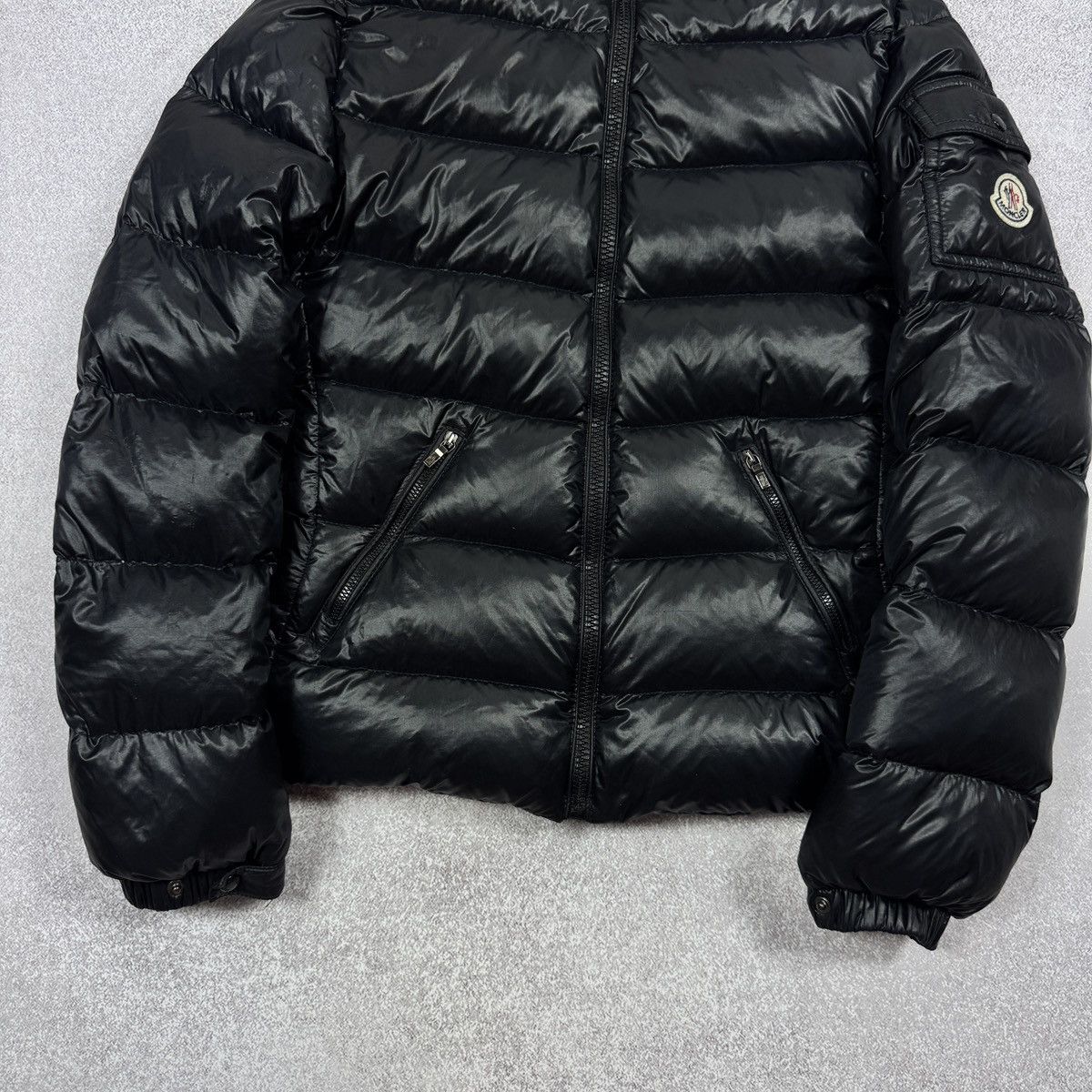 Moncler Women`s Moncler Berre Black Shiny Puffer Jacket Size 1 / S Size S / US 4 / IT 40 - 7 Thumbnail