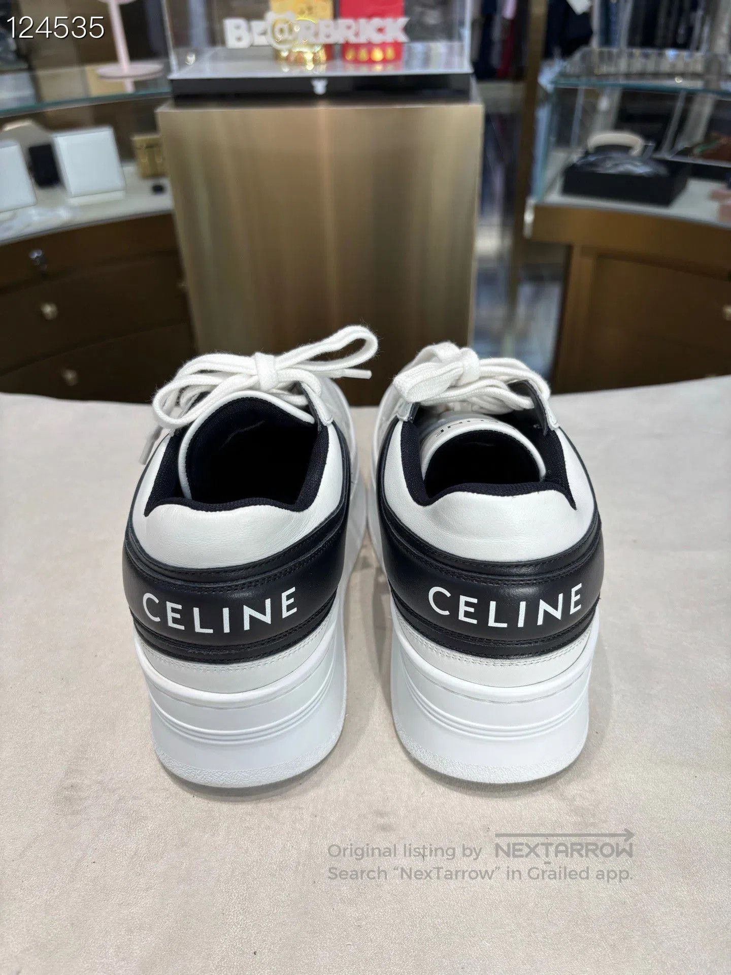 Celine Celine Platform White Sneakers. Size US 4 / IT 34 - 4 Thumbnail