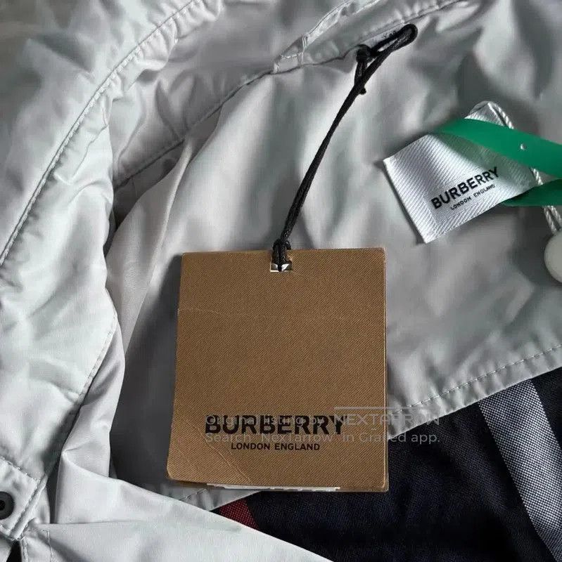 Burberry Burberry Gray Cotton Women's Trench Coat. Size XXS / US 00 / IT 34 - 5 Thumbnail