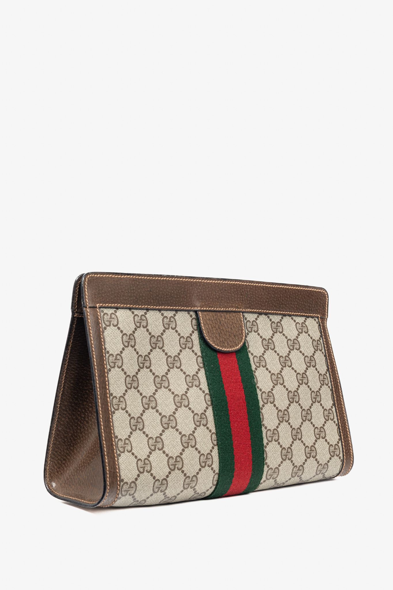 Gucci Gucci Accessory Collection GG Canvas Web Oversized Clutch Size ONE SIZE - 2 Thumbnail