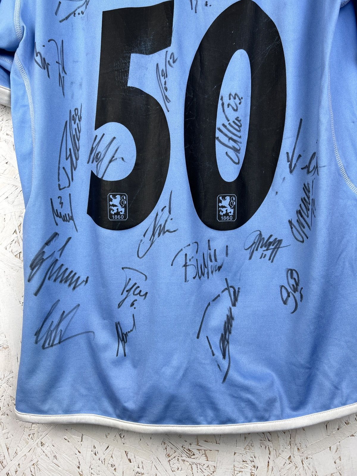 Kappa Autographed TSV 1860 Munchen 2006/07 Wolfgang #50 Jersey Size US XL / EU 56 / 4 - 3 Thumbnail