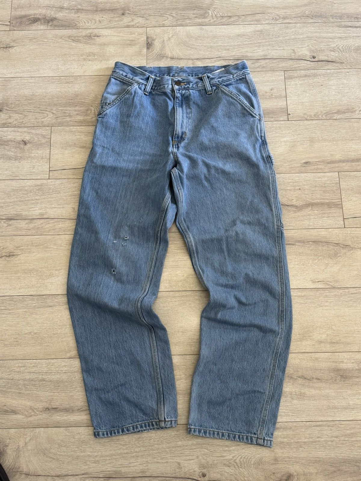 Carhartt Carhartt WIP Single Knee Jeans 30/32 Size US 30 / EU 46 - 9 Thumbnail