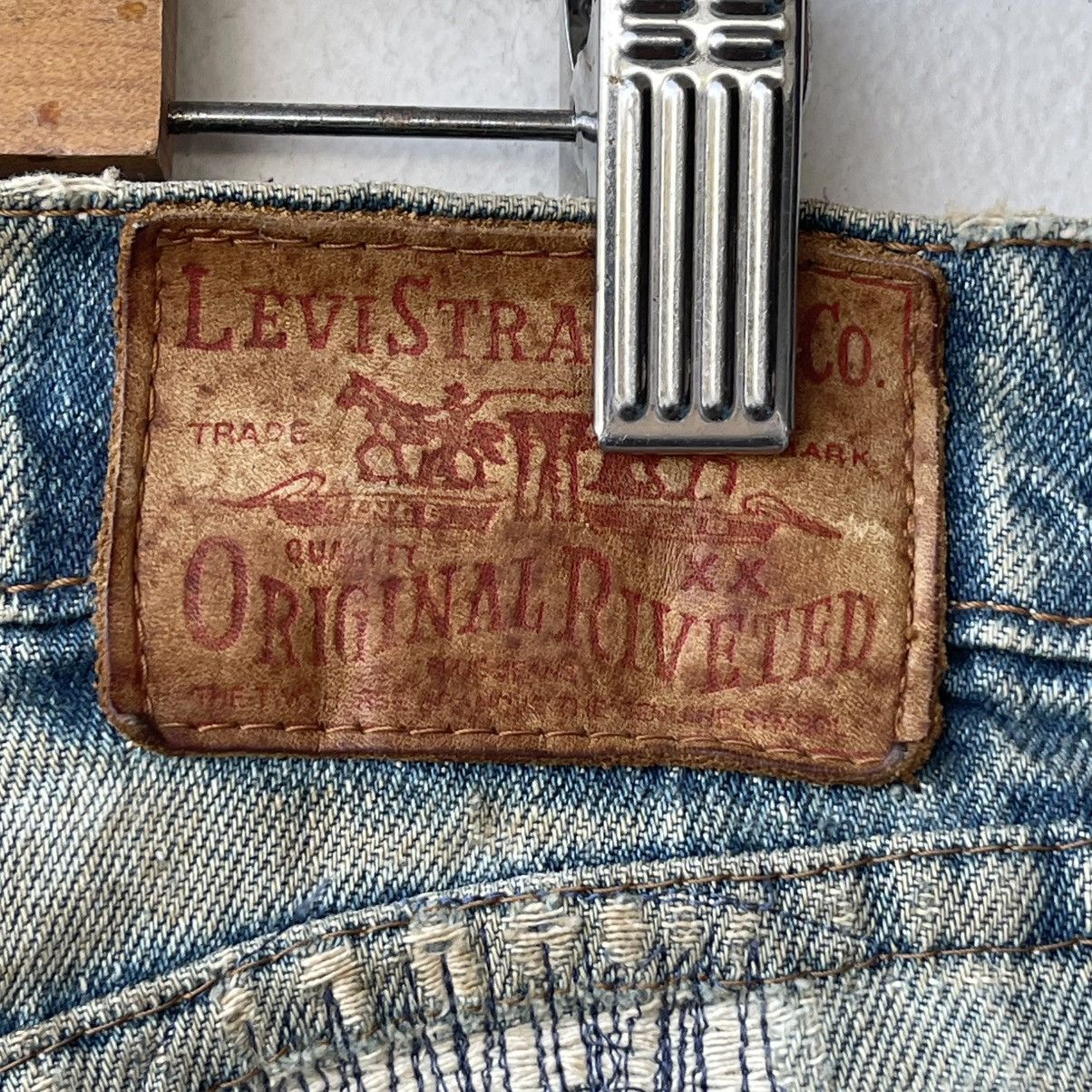 Levi's Thrashed Levi's 543 Reworked Anime Pop-Art Boro Sashiko Size US 30 / EU 46 - 16 Thumbnail