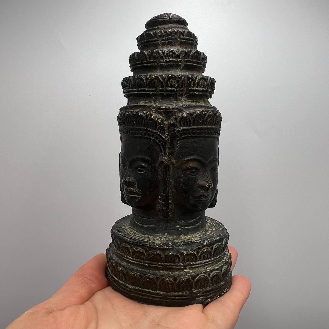Vintage Vintage Buddha Figure Shiva Head Statue Buddhism Art Bronze Size ONE SIZE - 5 Thumbnail