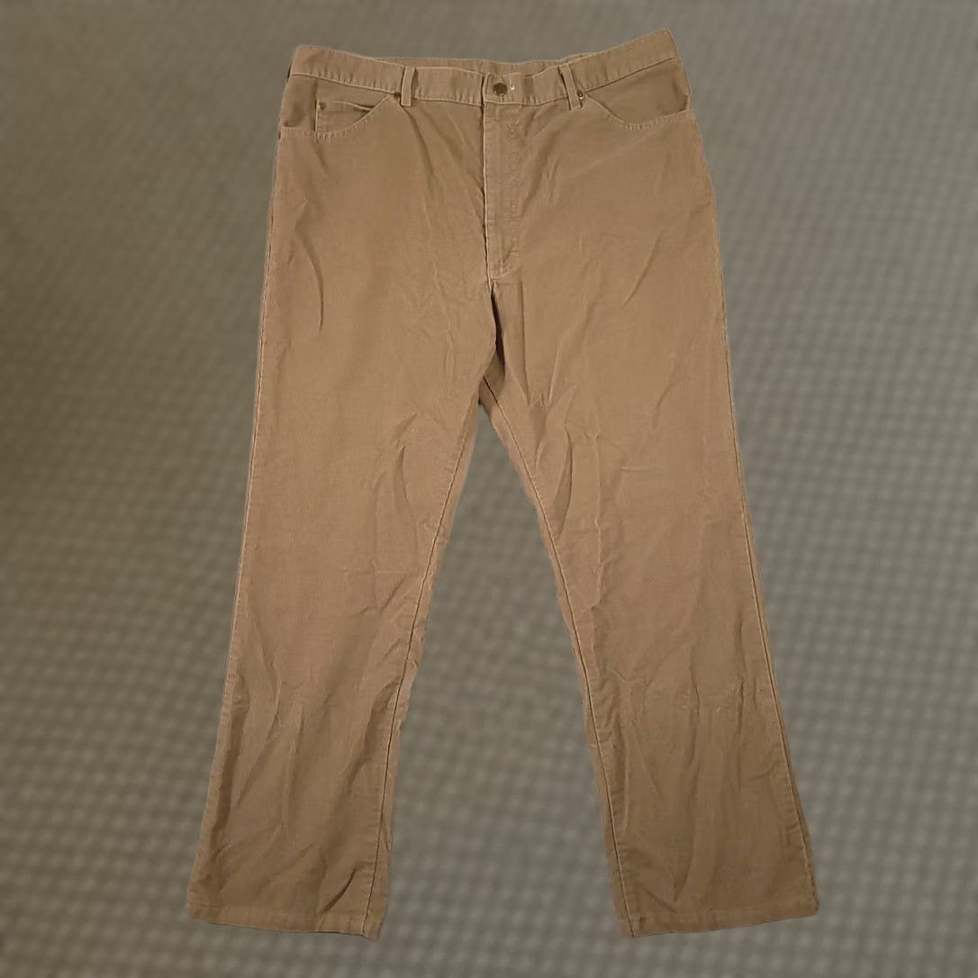 Lee VINTAGE Lee Corduroy Pants Mens 42x32 Tan Beige USA Made Size US 42 / EU 58 - 1 Thumbnail