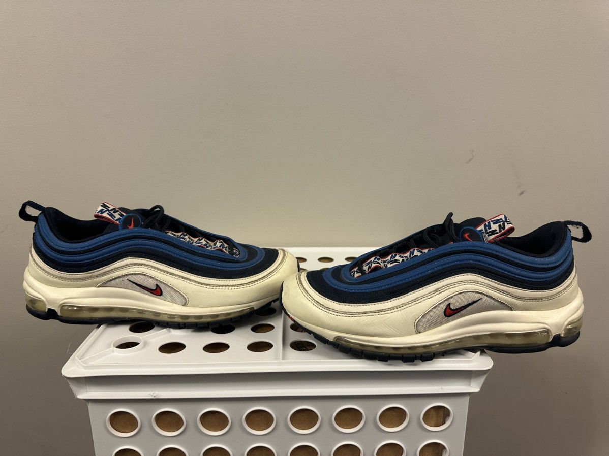Nike Nike Air Max 97 Pull Tab Obsidian White Size US 9.5 / EU 42-43 - 8 Thumbnail