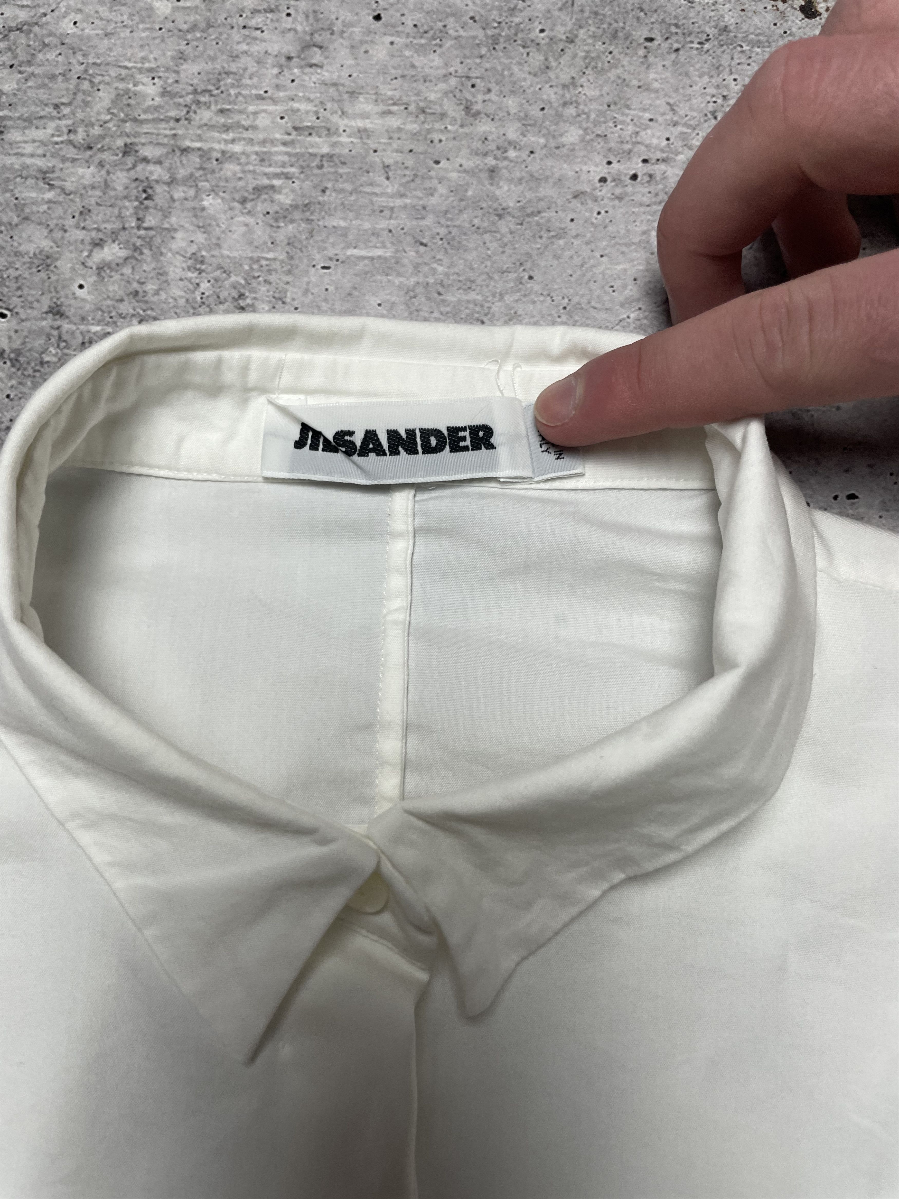 Jil Sander Jil Sander Tailored White Poplin Shirt Made In Italy Size XXS / US 00 / IT 34 - 4 Thumbnail