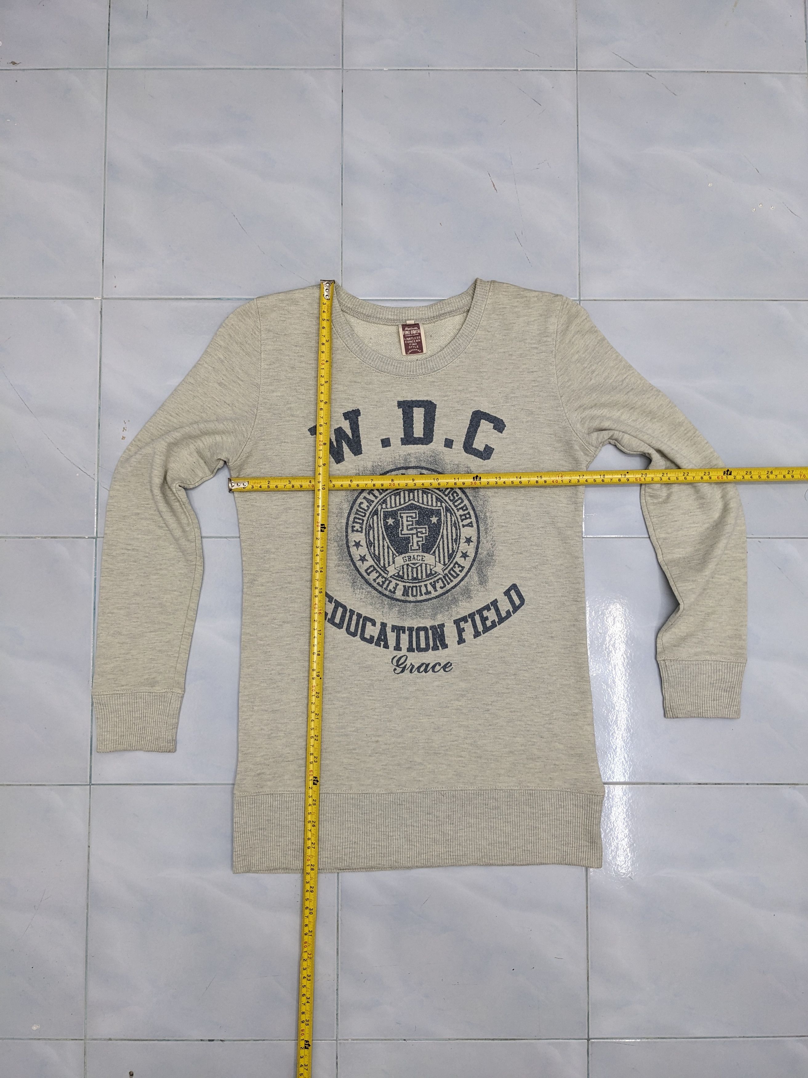 Vintage VINTAGE W.D.C EDUCATION FIELD SWEATSHIRT Size L / US 10 / IT 46 - 6 Thumbnail
