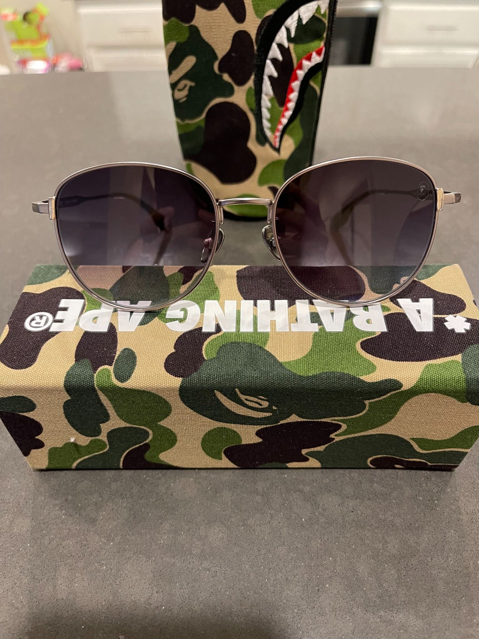 Bape A Bathing Ape (BAPE) BS13041 Sunglasses with Camo Case - New Size ONE SIZE - 1 Thumbnail