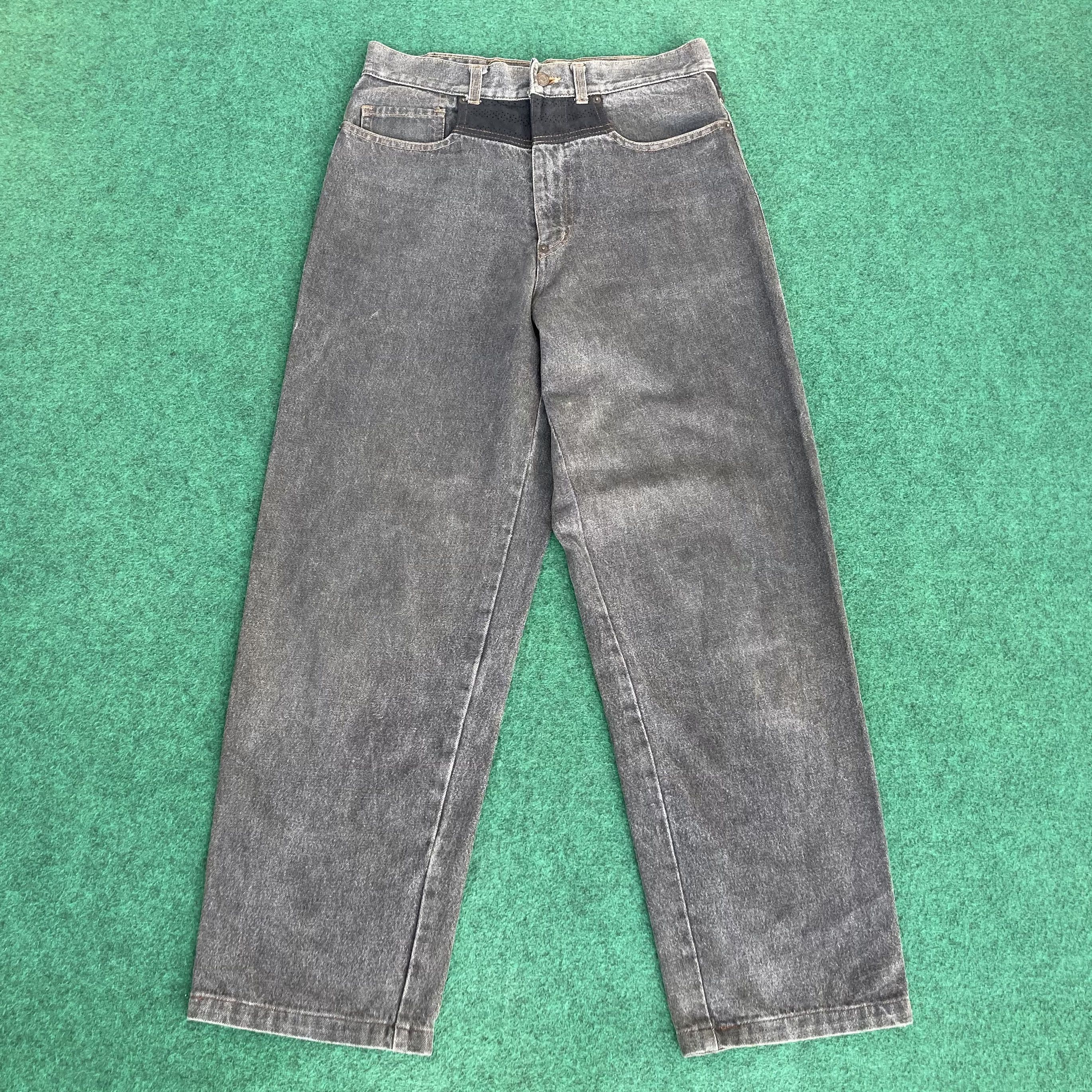 Designer × Japanese Brand × Vintage 30x29.5 Vtg A.S.M Atelier Sab Men Pants Baggy Zipper Jeans Size US 30 / EU 46 - 1 Thumbnail