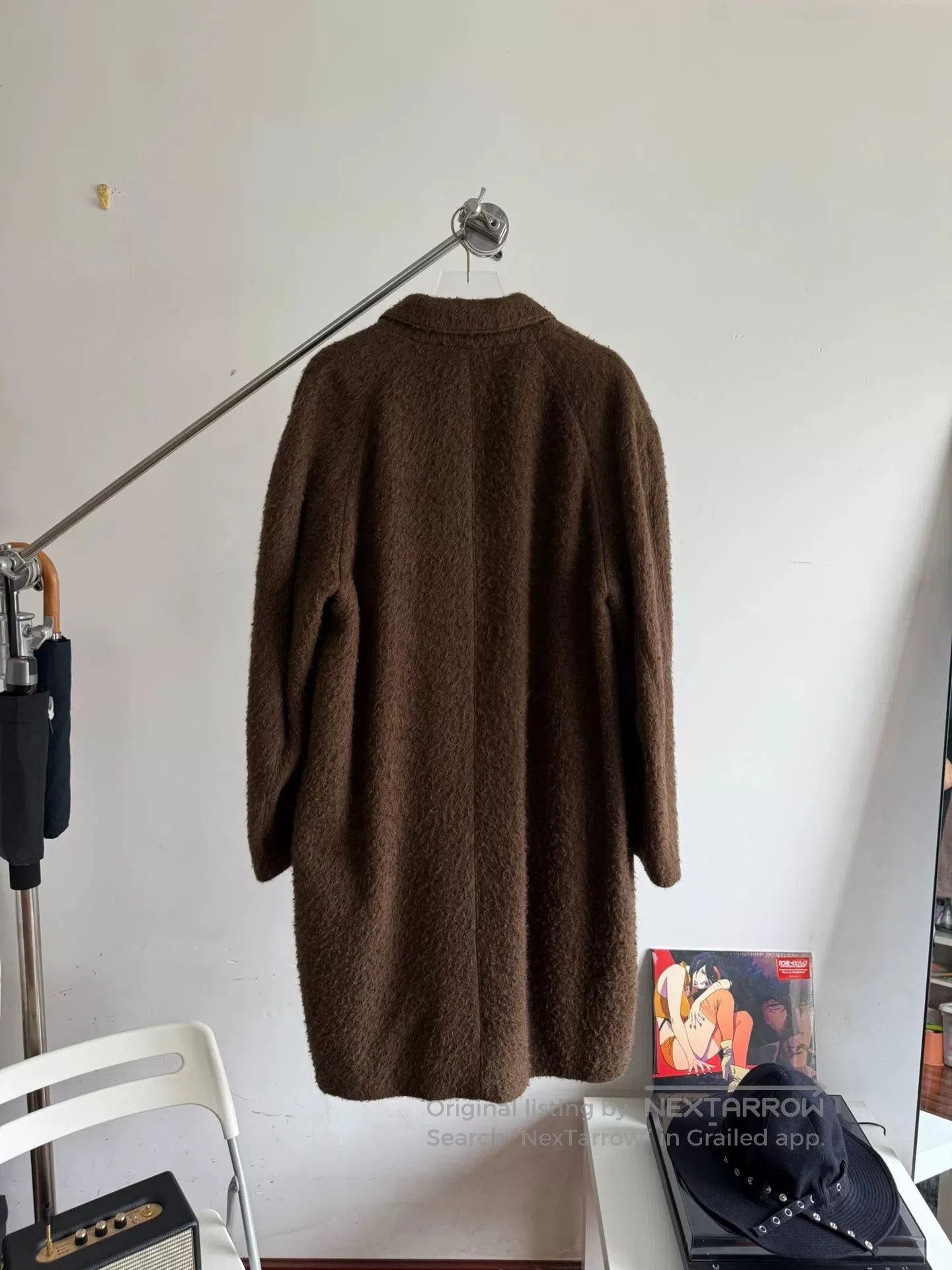 Lemaire Lemaire Alpaca Wool Coat in Brown. Size US S / EU 44-46 / 1 - 2 Thumbnail