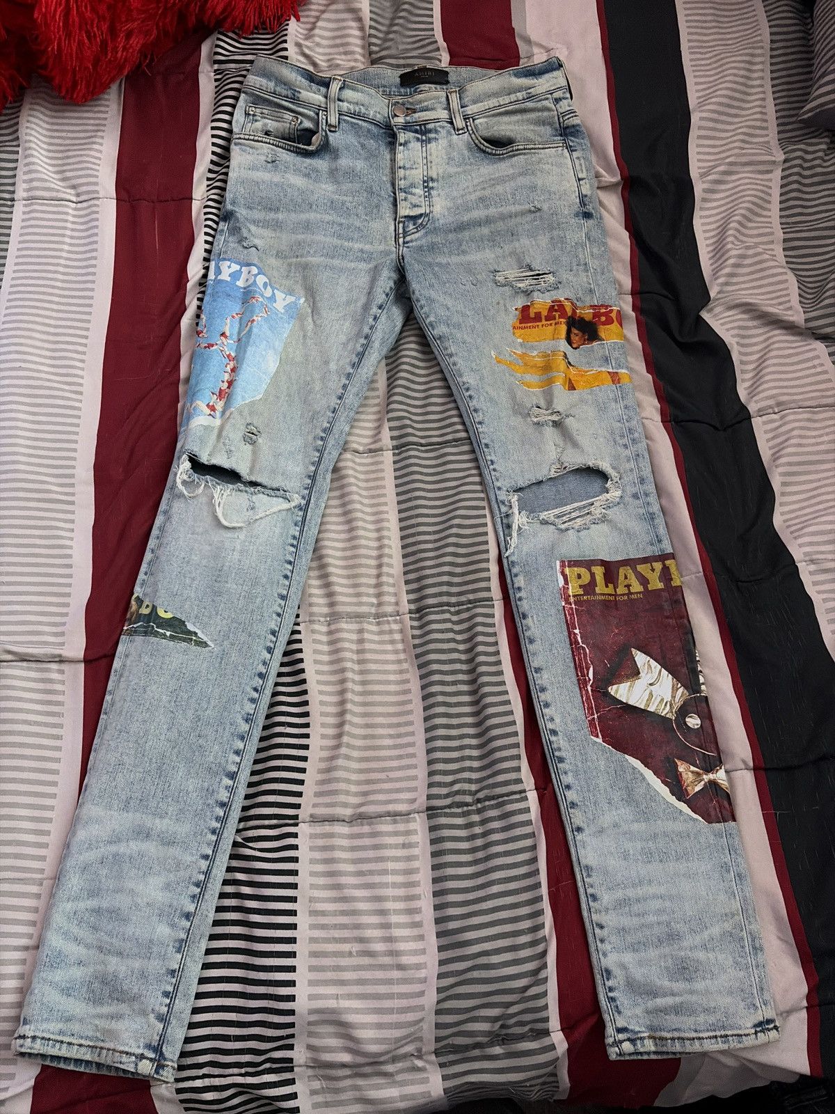 Amiri Amiri playboy jeans Size US 33 - 17 Thumbnail
