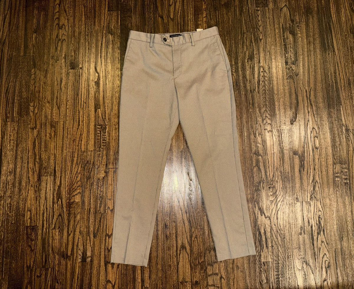 Banana Republic Banana Republic Slim-Tapered Fit Grant Dress Pant Brown 32 Size US 32 / EU 48 - 1 Thumbnail