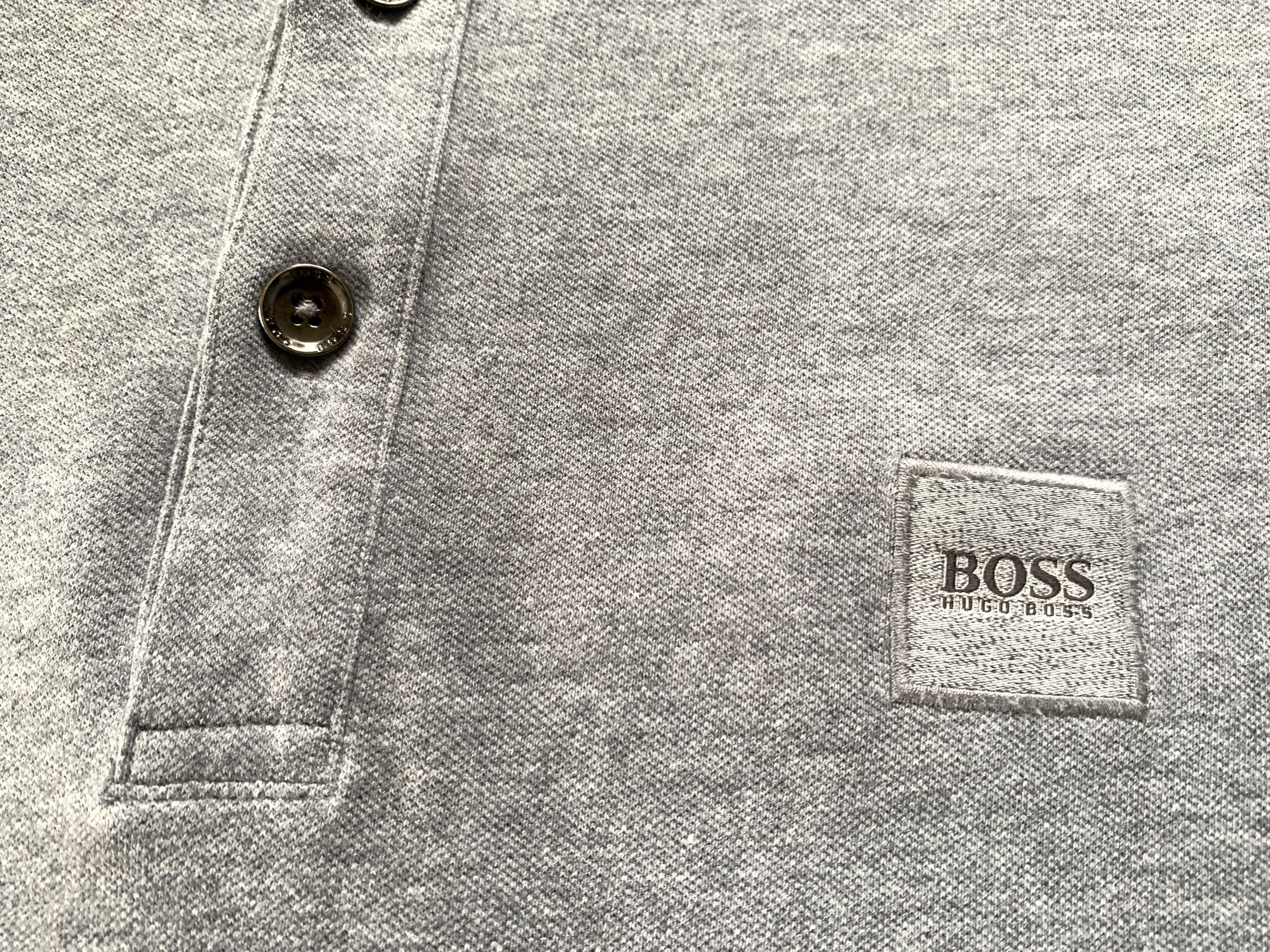 Hugo Boss Hugo Boss Orange Slim Fit Men Grey Polo T-Shirt Size US M / EU 48-50 / 2 - 5 Thumbnail