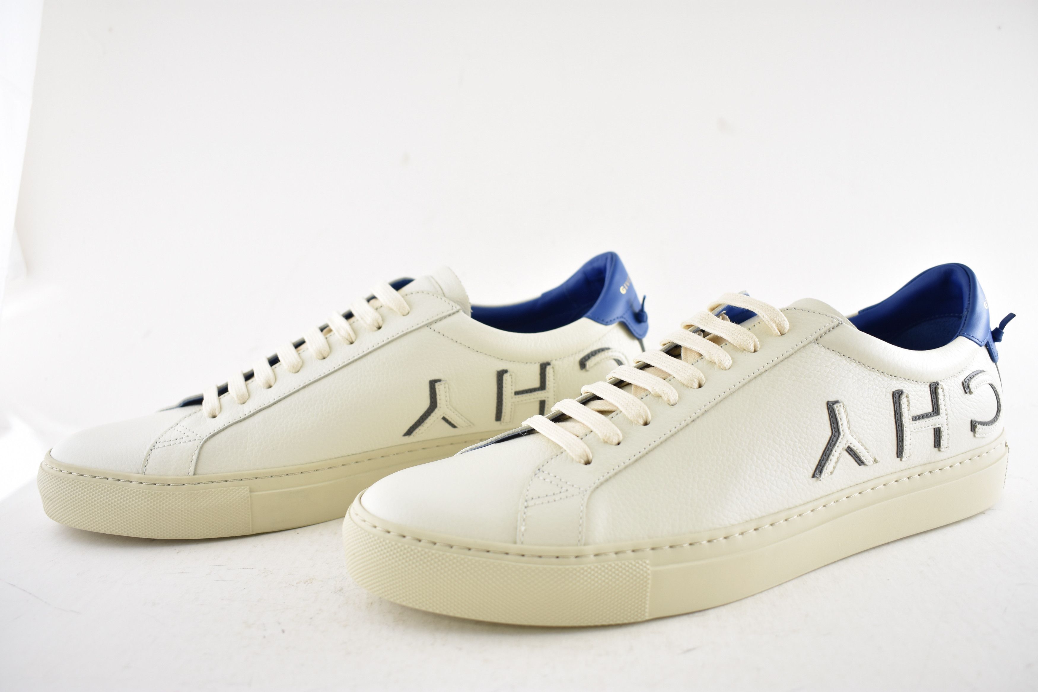 Givenchy Givenchy Urban Street Blue Logo Low Top Sneaker 43.5 10.5 Size US 10.5 / EU 43-44 - 10 Thumbnail
