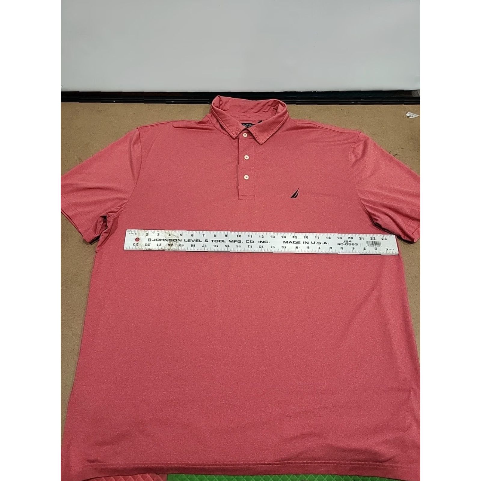 Nautica Nautica Polo Shirt Salmon 2XL Big & Tall Men Short Sleeve Stretch Classic Logo 50 Chest 30 Shirt Newport Nautica Polo Size US XXL / EU 58 / 5 - 3 Thumbnail