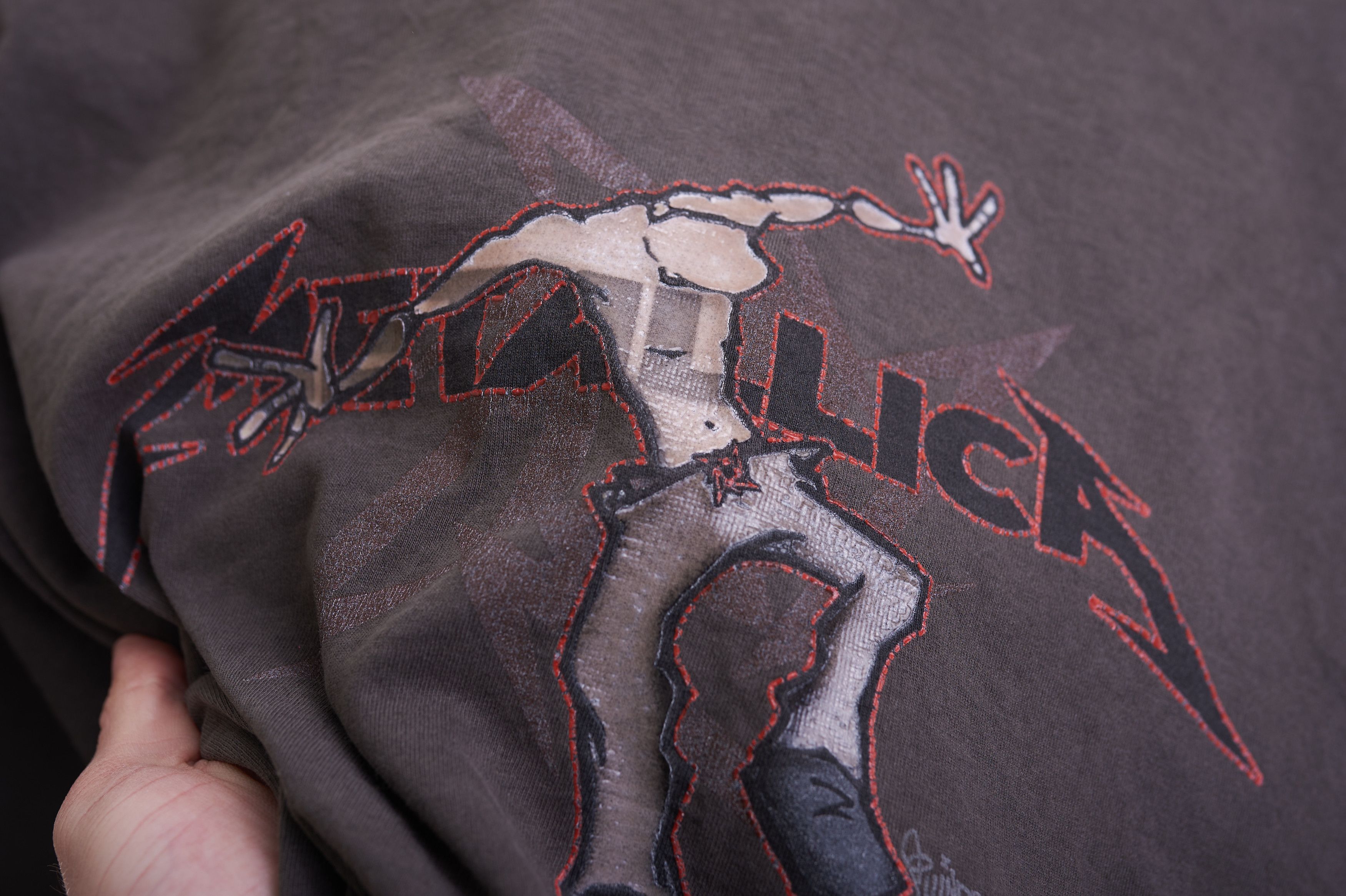 Metallica Vintage Metallica Ninja Star 2002 T-shirt Black Size XL Size US XL / EU 56 / 4 - 4 Thumbnail