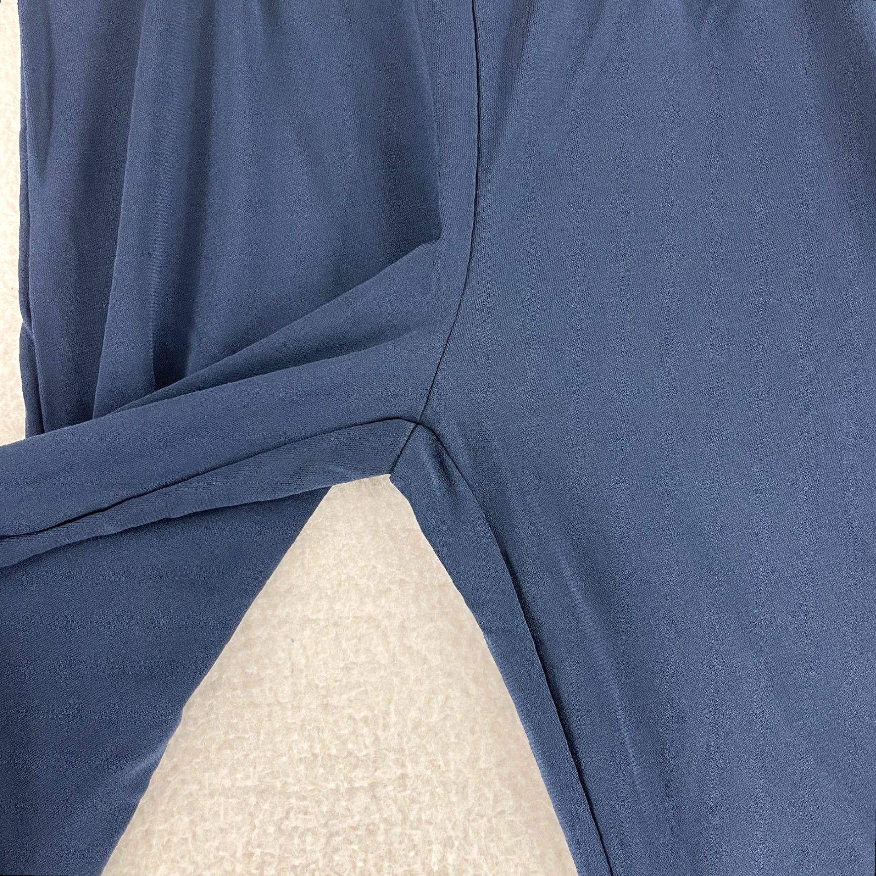 Lacoste Lacoste Blue Straight Pants Womens Size 6 Mid-Rise Zip Up Regular Fit Size 28" / US 6 / IT 42 - 6 Thumbnail
