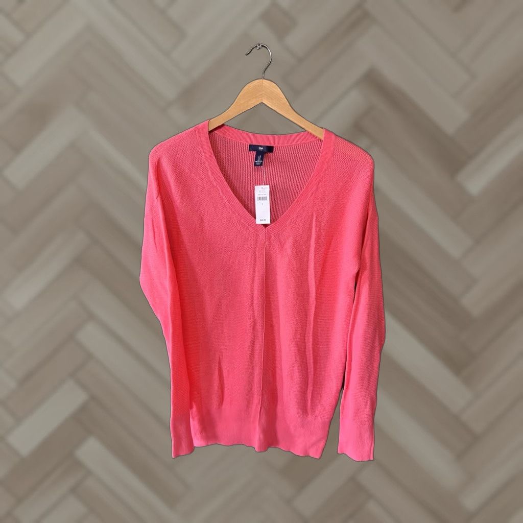 Gap Gap Sweatshirt Pullover Womens Pink Long Sleeve Knit Size S NWT Size S / US 4 / IT 40 - 1 Thumbnail