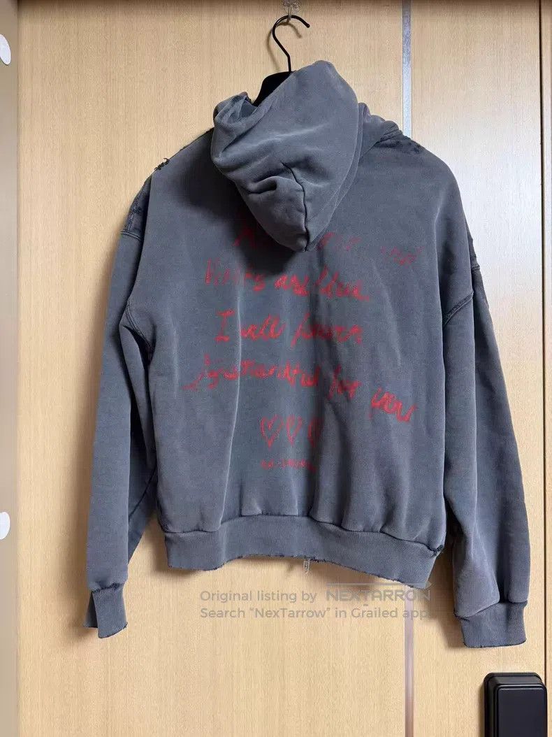 Balenciaga Balenciaga Qixi limited edition white graffiti zip-up hood Size US XXS / EU 40 - 2 Thumbnail