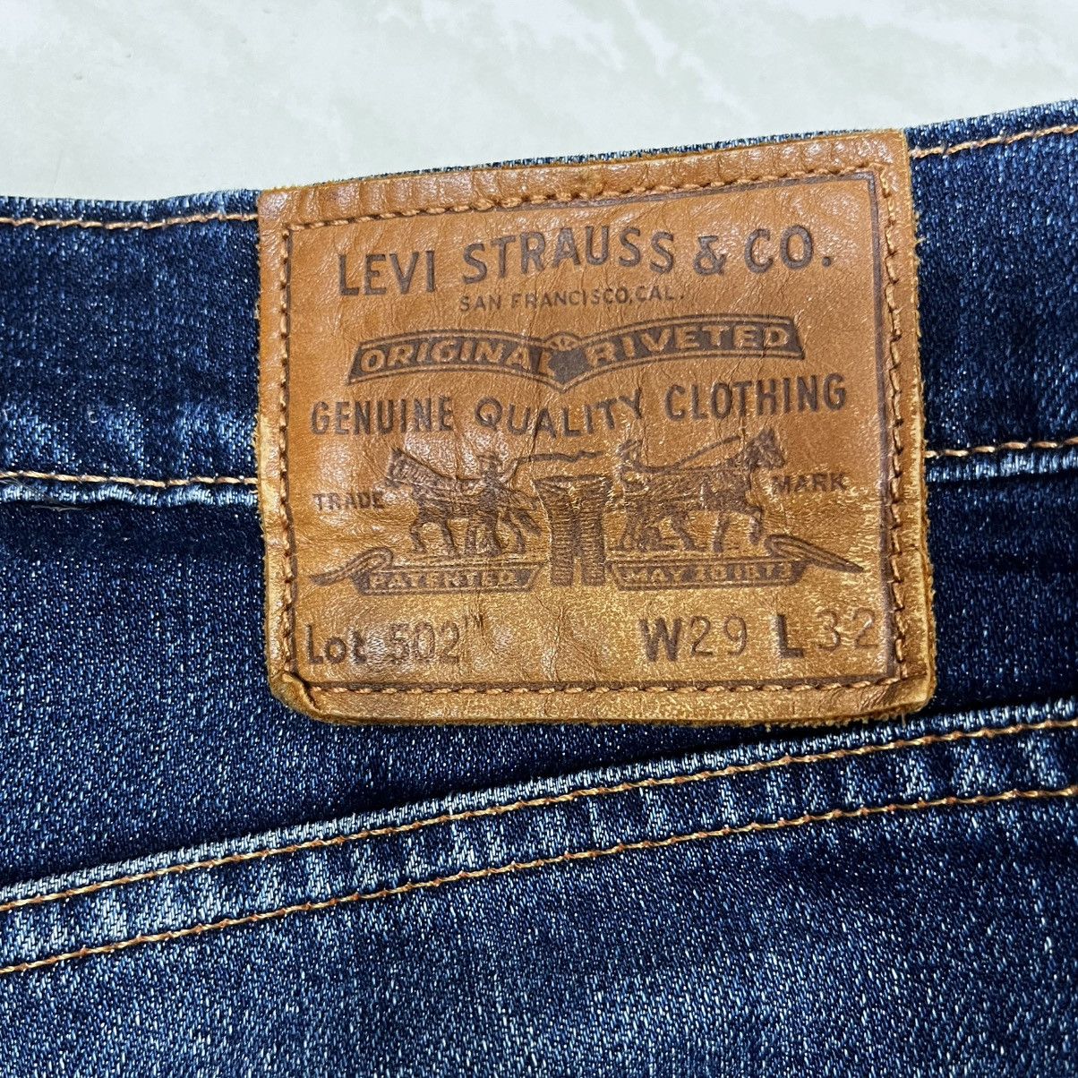 Levi's Vintage Y2k Levis Lot 502 Denim Jeans Size 30" / US 8 / IT 44 - 18 Thumbnail