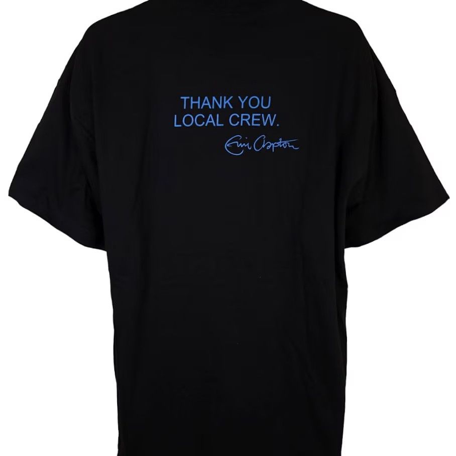 Vintage VINTAGE Eric Clapton T Shirt Mens XL Black Crew Winterland World Tour 2001 Concert 90s Blues Music Shirt Size US XL / EU 56 / 4 - 4 Thumbnail