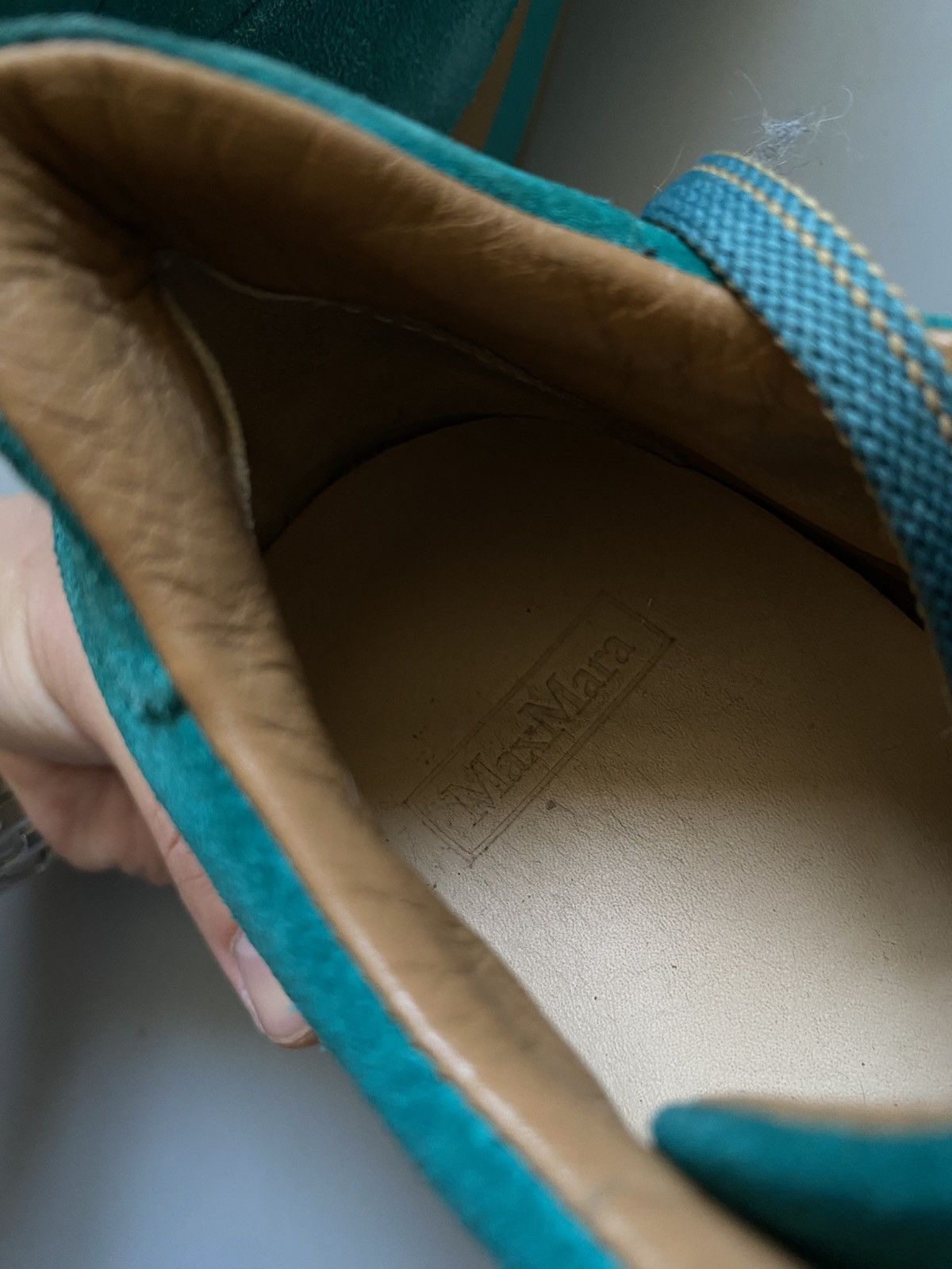 Max Mara Max Mara suede shoes green sneakers Size US 9 / IT 39 - 6 Thumbnail