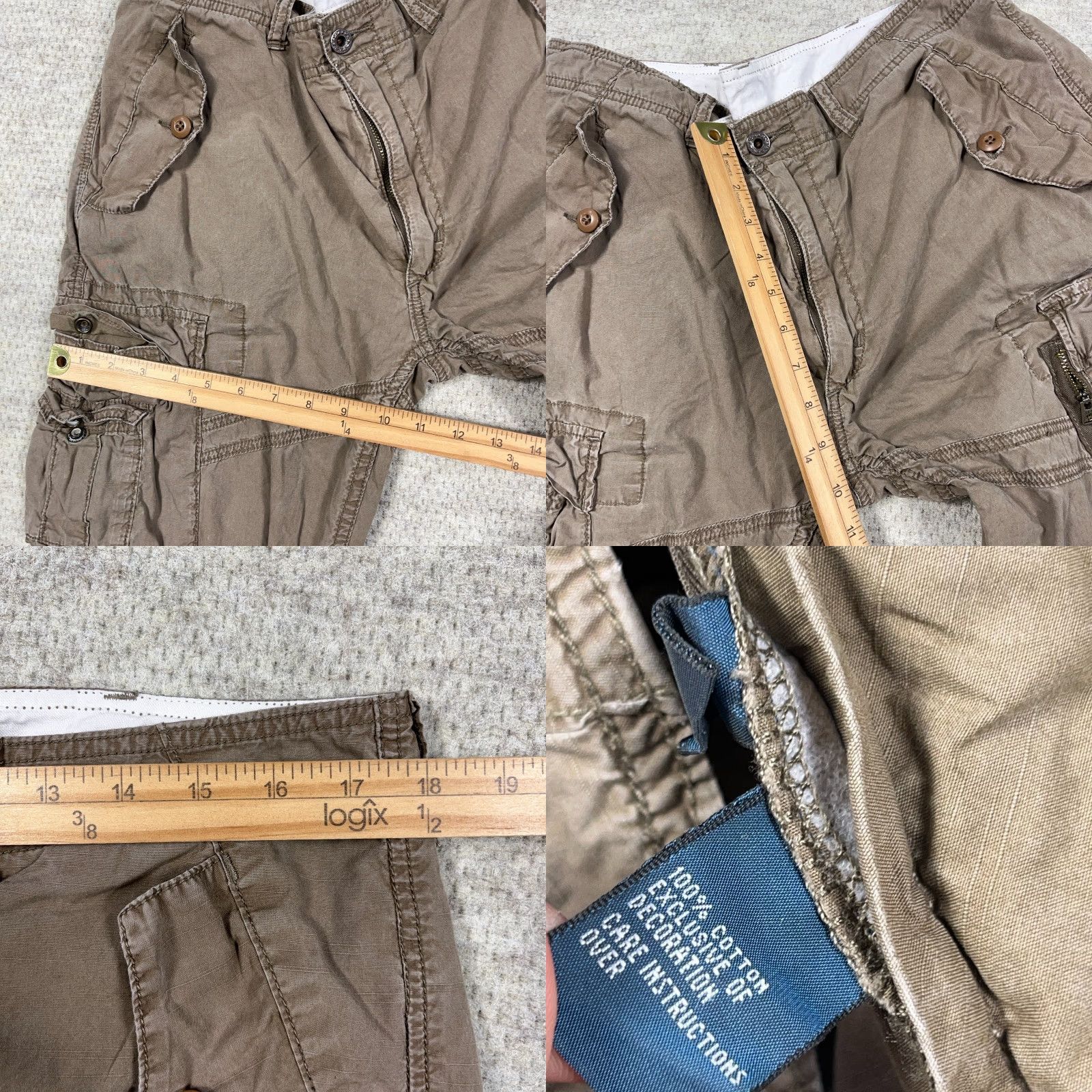 Polo Ralph Lauren VINTAGE Polo Ralph Lauren Cargo Pants Men 36x30 Brown Paratropper Military RL 67 Size US M / EU 48-50 / 2 - 10 Thumbnail