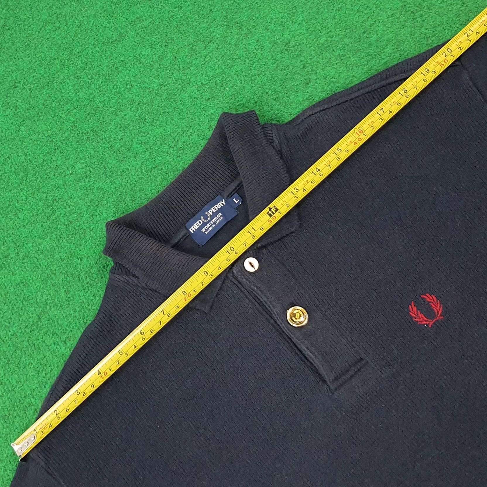 Fred Perry Vintage Fred Perry Sweatshirt Polo Made in Japan C278N23 Size US M / EU 48-50 / 2 - 11 Thumbnail