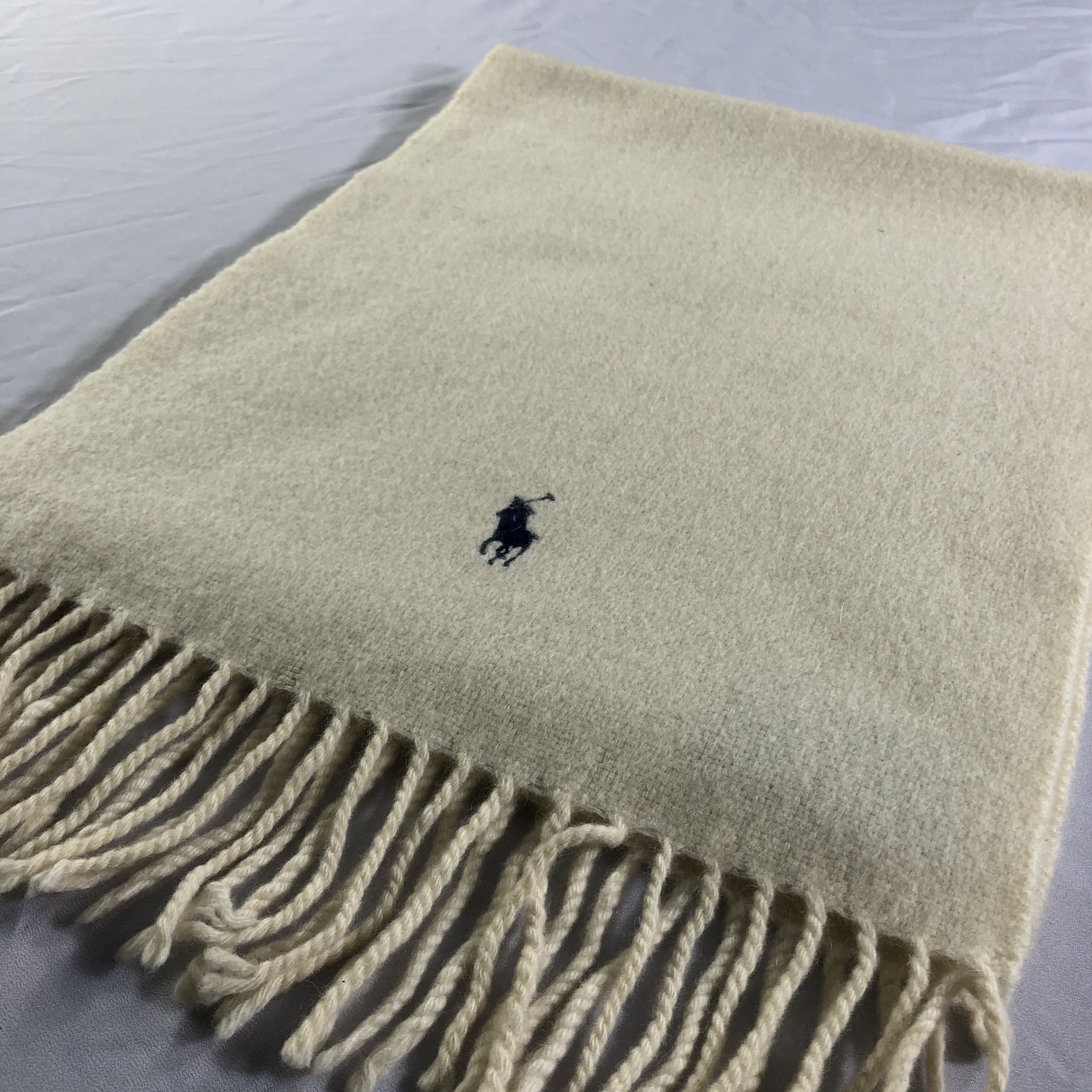 Polo Ralph Lauren Polo Ralph Lauren Cashmere/Wool Scarf Muffler Neckwear V2409 Size ONE SIZE - 3 Thumbnail