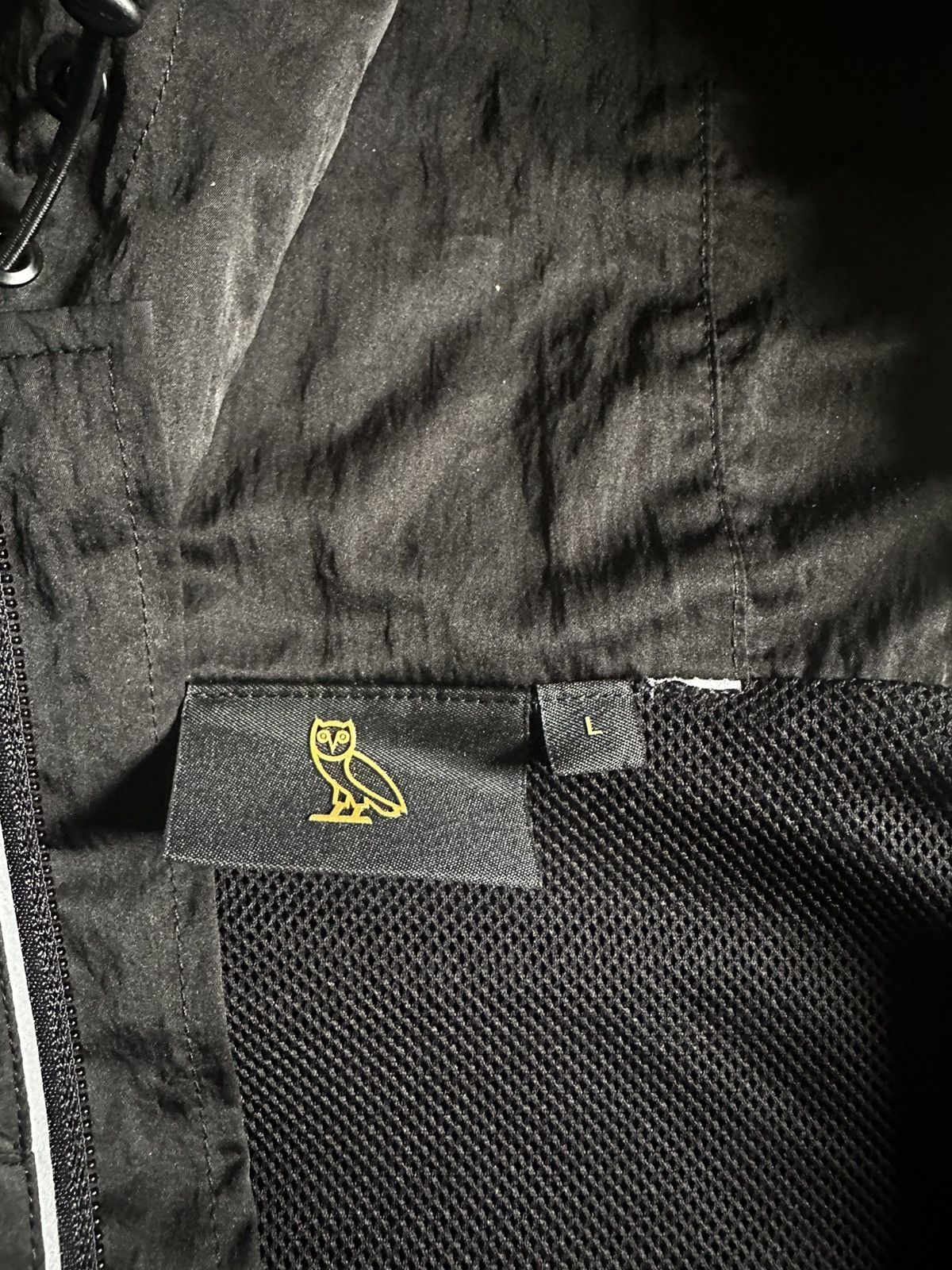 October's Very Own OVO BLACK REFLECTIVE WINDBREAKER *RARE* Size US L / EU 52-54 / 3 - 2 Thumbnail