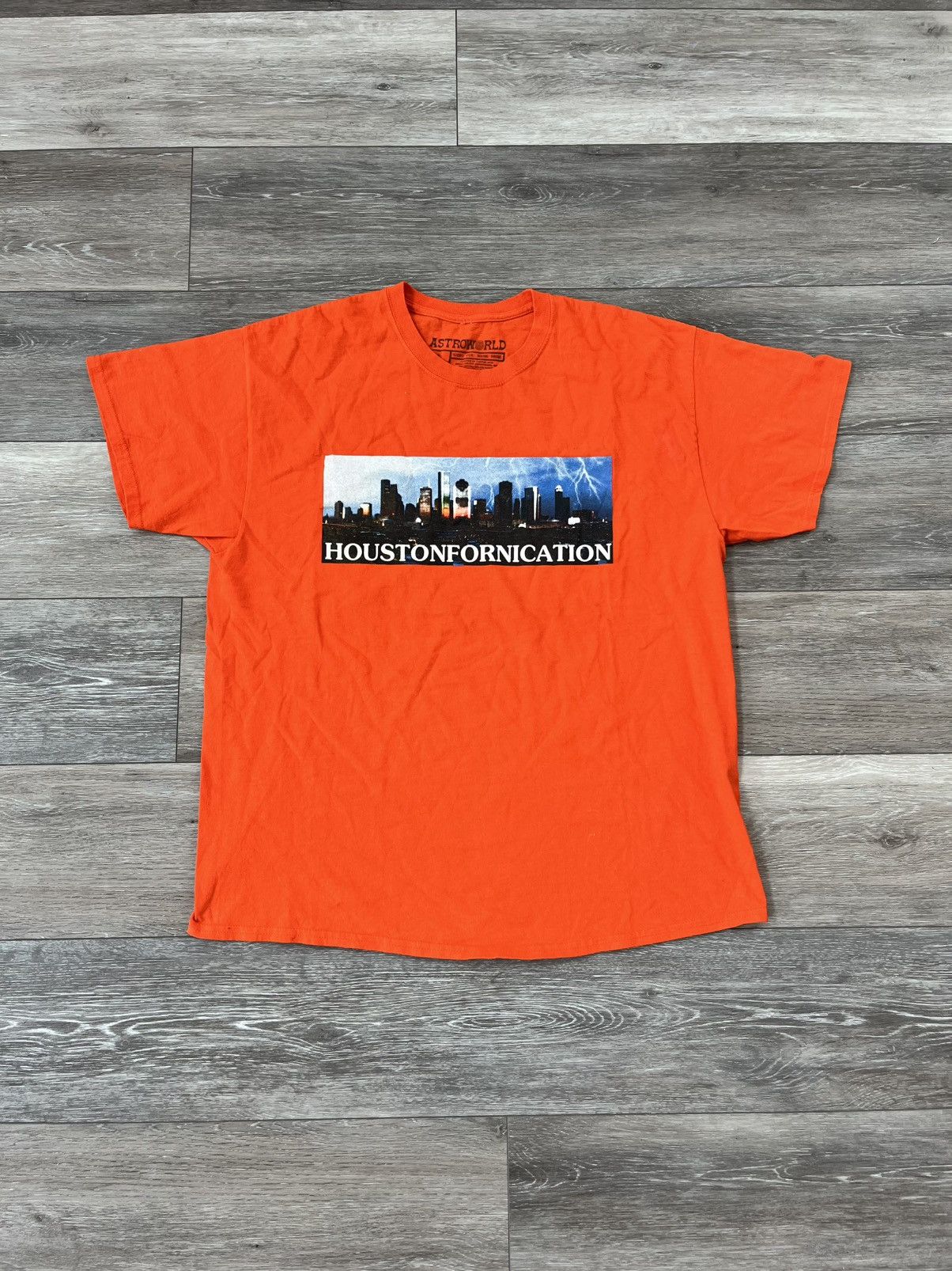 Travis Scott Travis Scott Astroworld Houston Exclusive T-Shirt Size US L / EU 52-54 / 3 - 1 Thumbnail