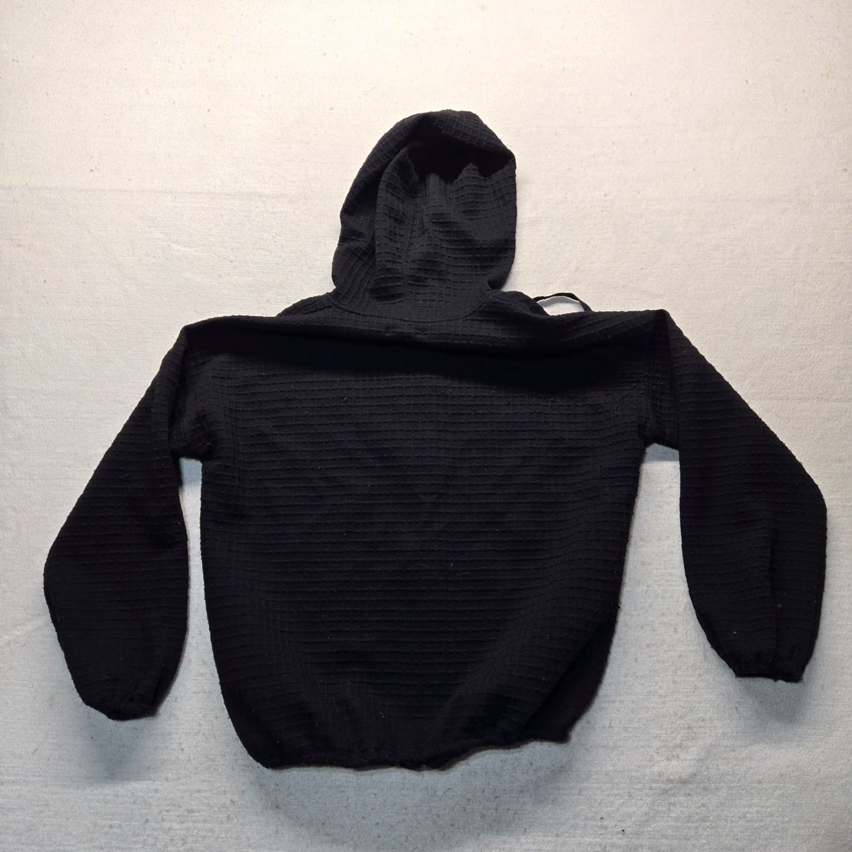 Vintage Max Studio Sweater Shirt Women S Black Waffle Knit Jumper Long Sleeve Cowl Neck Pullover Size S / US 4 / IT 40 - 8 Thumbnail