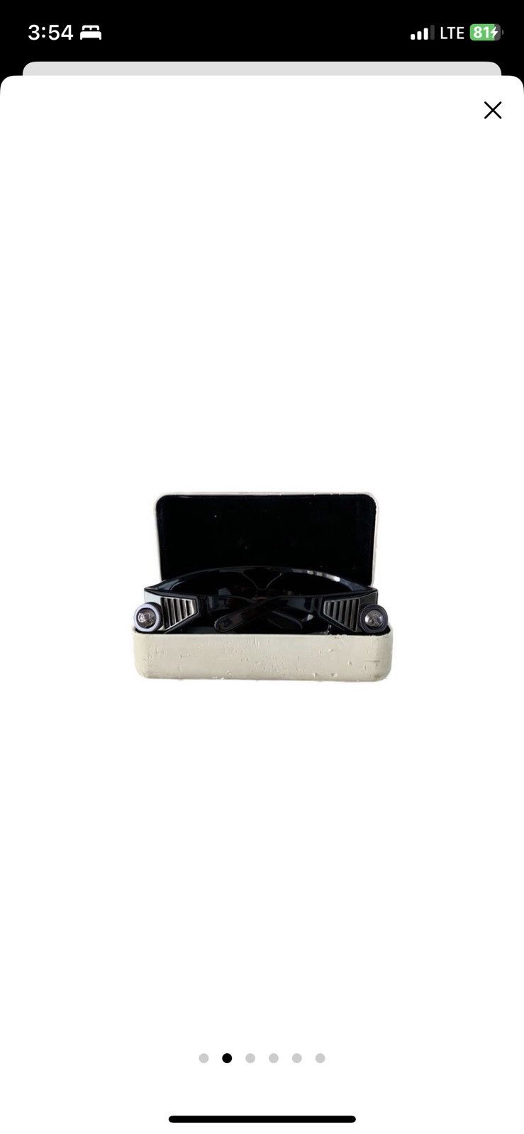 Balenciaga balenciaga futuristic sunglasses by Safilo 2007 collection Size ONE SIZE - 2 Thumbnail