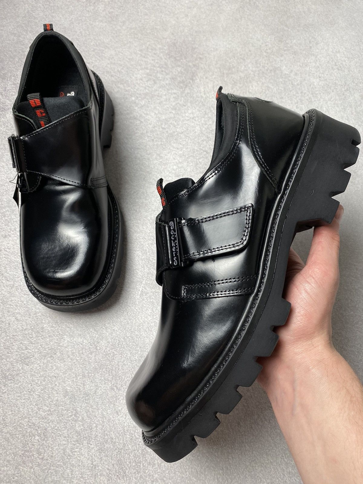 Dockers Dockers Vintage Chunky Black Leather Platform Boots goth Y2K Size US 9.5 / EU 42-43 - 8 Thumbnail