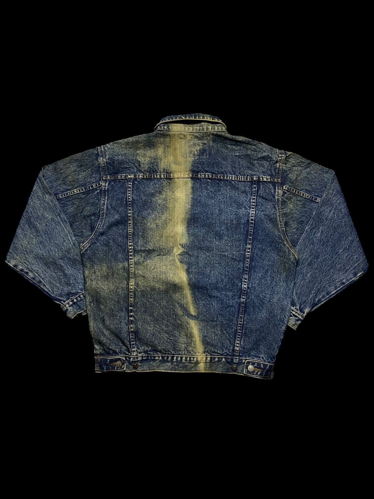 Hope Mac Hope 80s acid wash denim jacket faded accents jacket Size US L / EU 52-54 / 3 - 2 Thumbnail