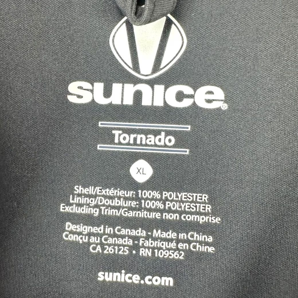 Vintage Sunice Tornado Pullover Jacket Mens XL Black Grey 1/4 Zip Outdoor Breathable Polyester Mock Neck Jacket Size US XL / EU 56 / 4 - 5 Thumbnail