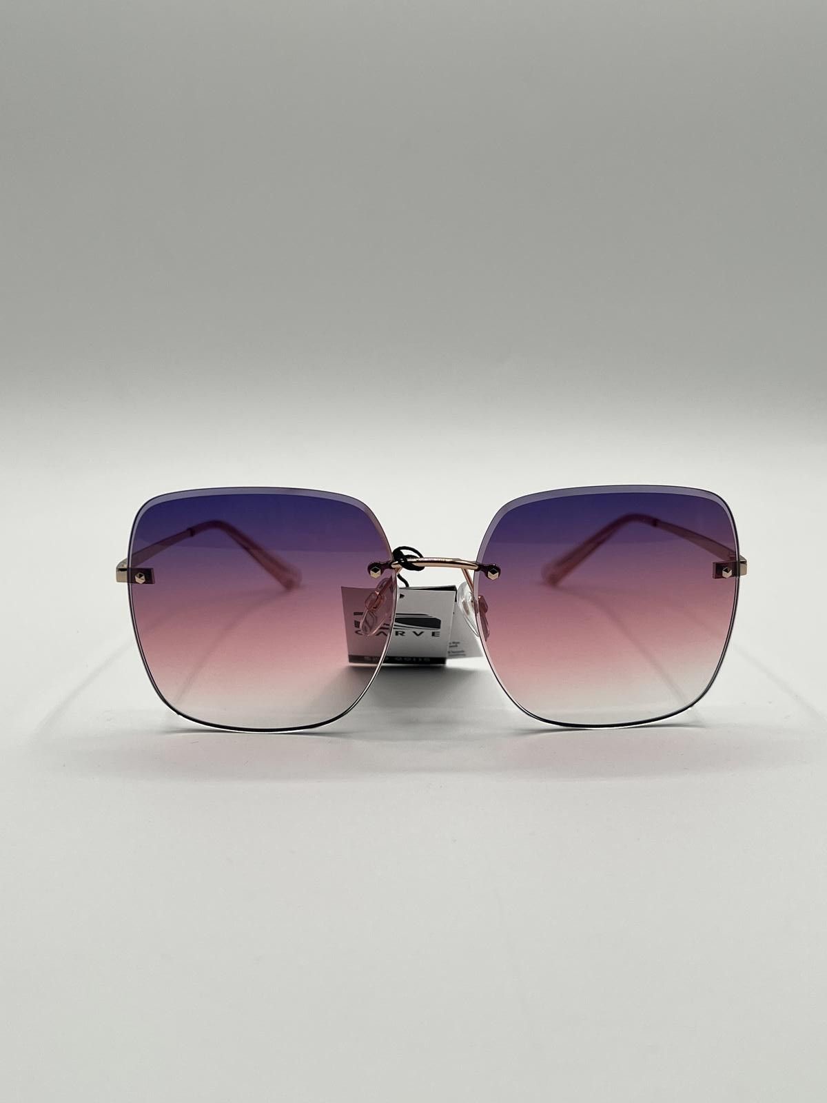 Carrera Carve Eyewear Diva Sunglasses Rose Gold / Purple Gradient Size ONE SIZE - 1 Thumbnail
