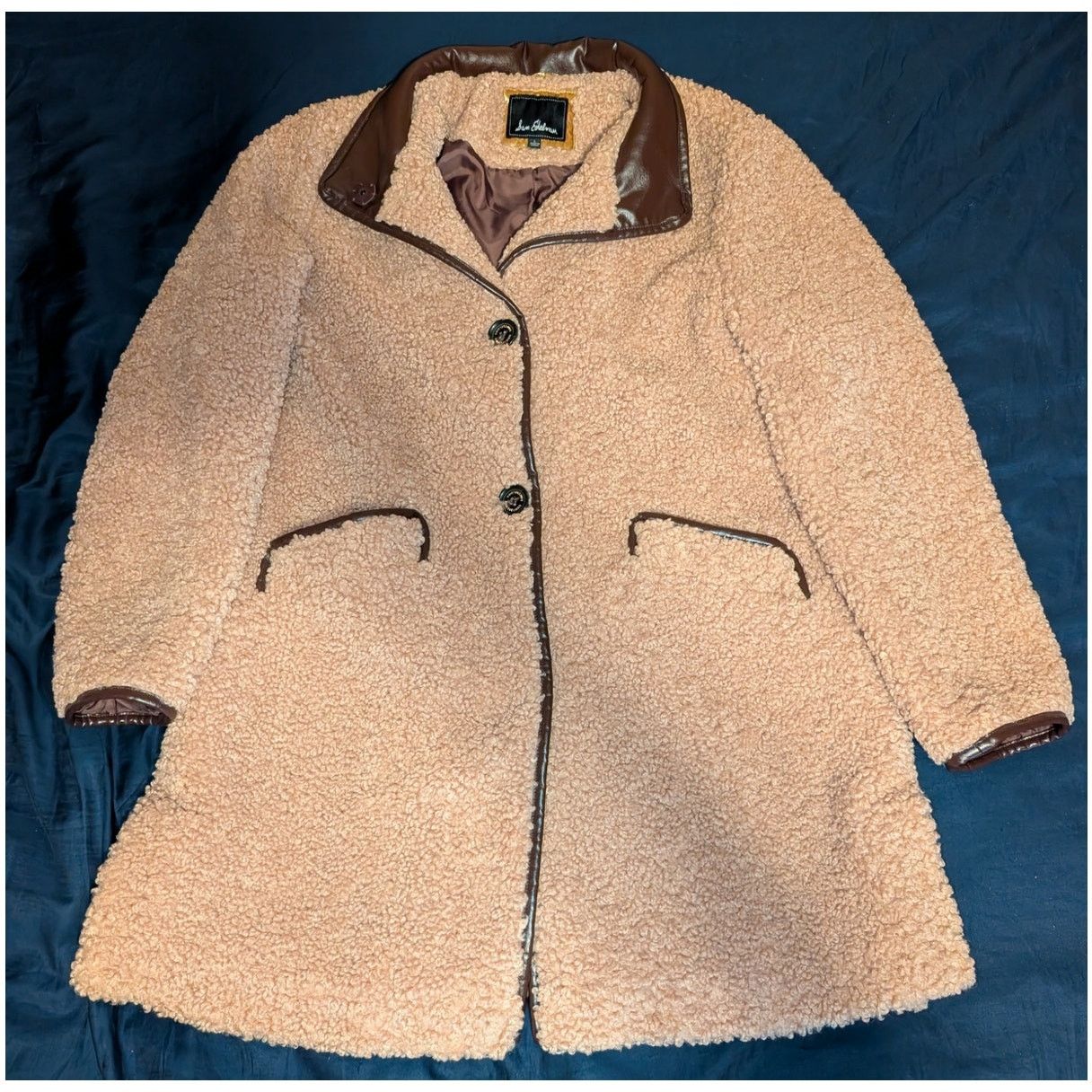 Sam Edelman Sam Edelman Faux Shearling Mid length Coat Jacket Large Size L / US 10 / IT 46 - 1 Thumbnail