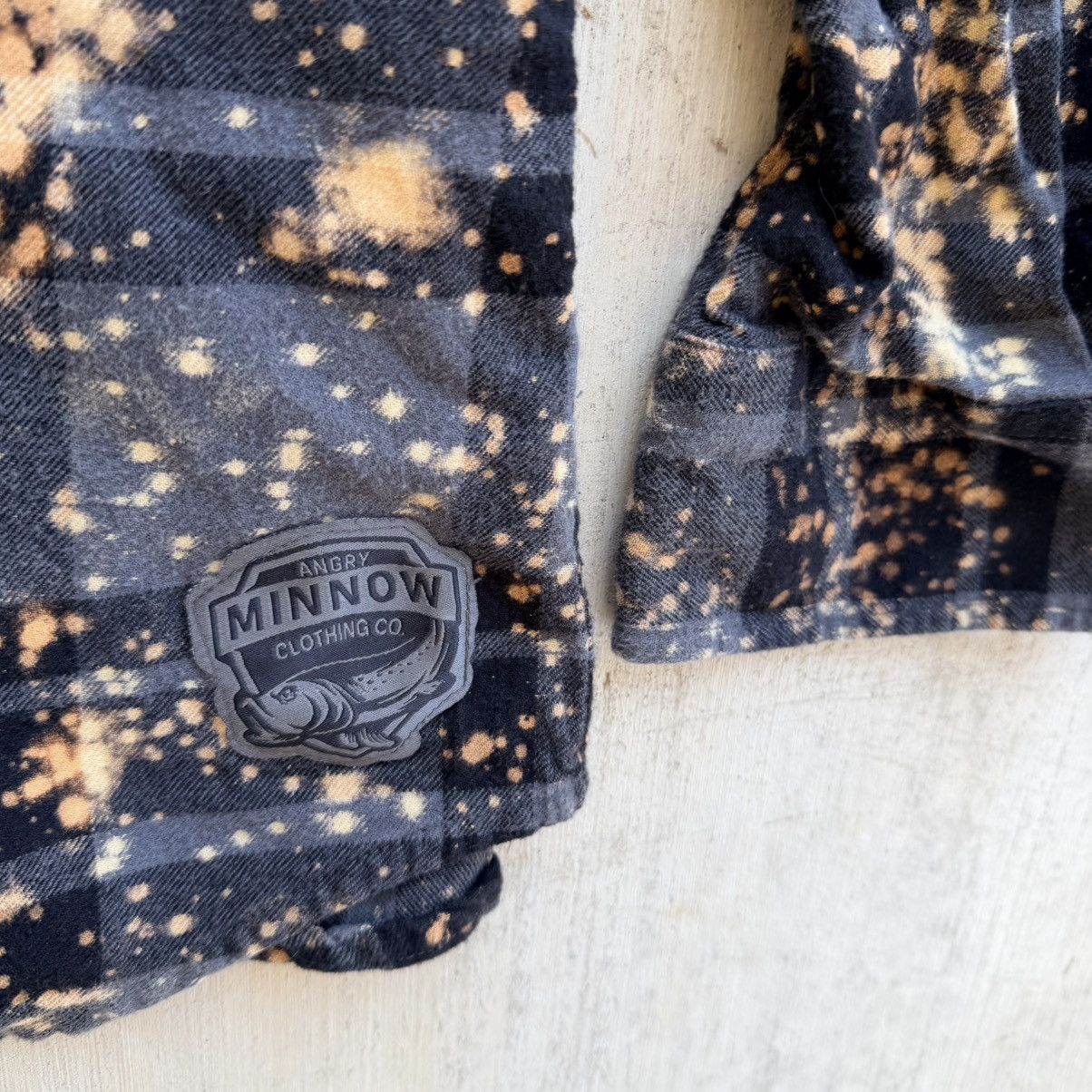 Other Angry Minnow Flannel Shirt Men Size 2XL Bleach Splatter Size US XXL / EU 58 / 5 - 4 Thumbnail