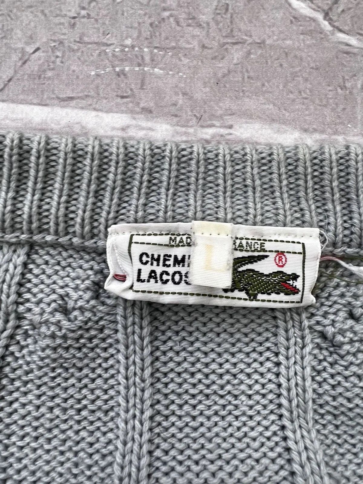 Lacoste Lacoste old money V neck casual sweater y2k Size US L / EU 52-54 / 3 - 6 Thumbnail