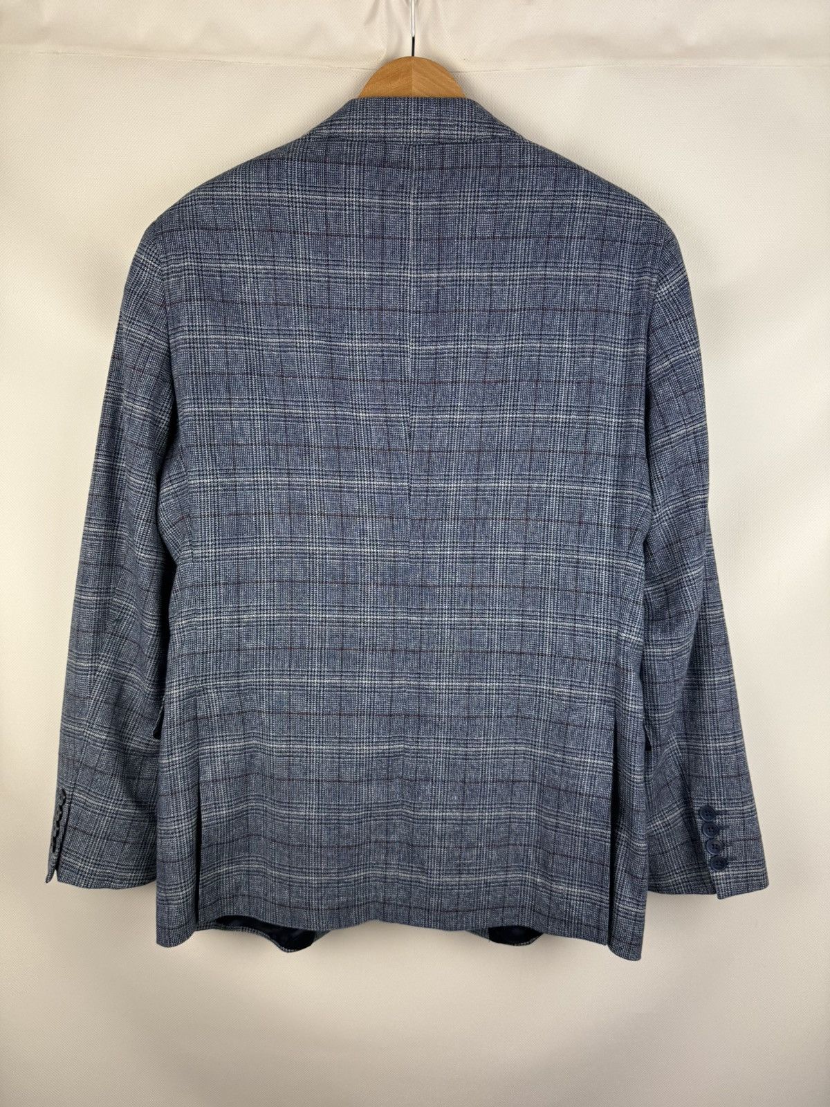Hackett Hackett Cotton Linen Strch Pow CC Half Lined Blazer Jacket Size 40R - 12 Thumbnail