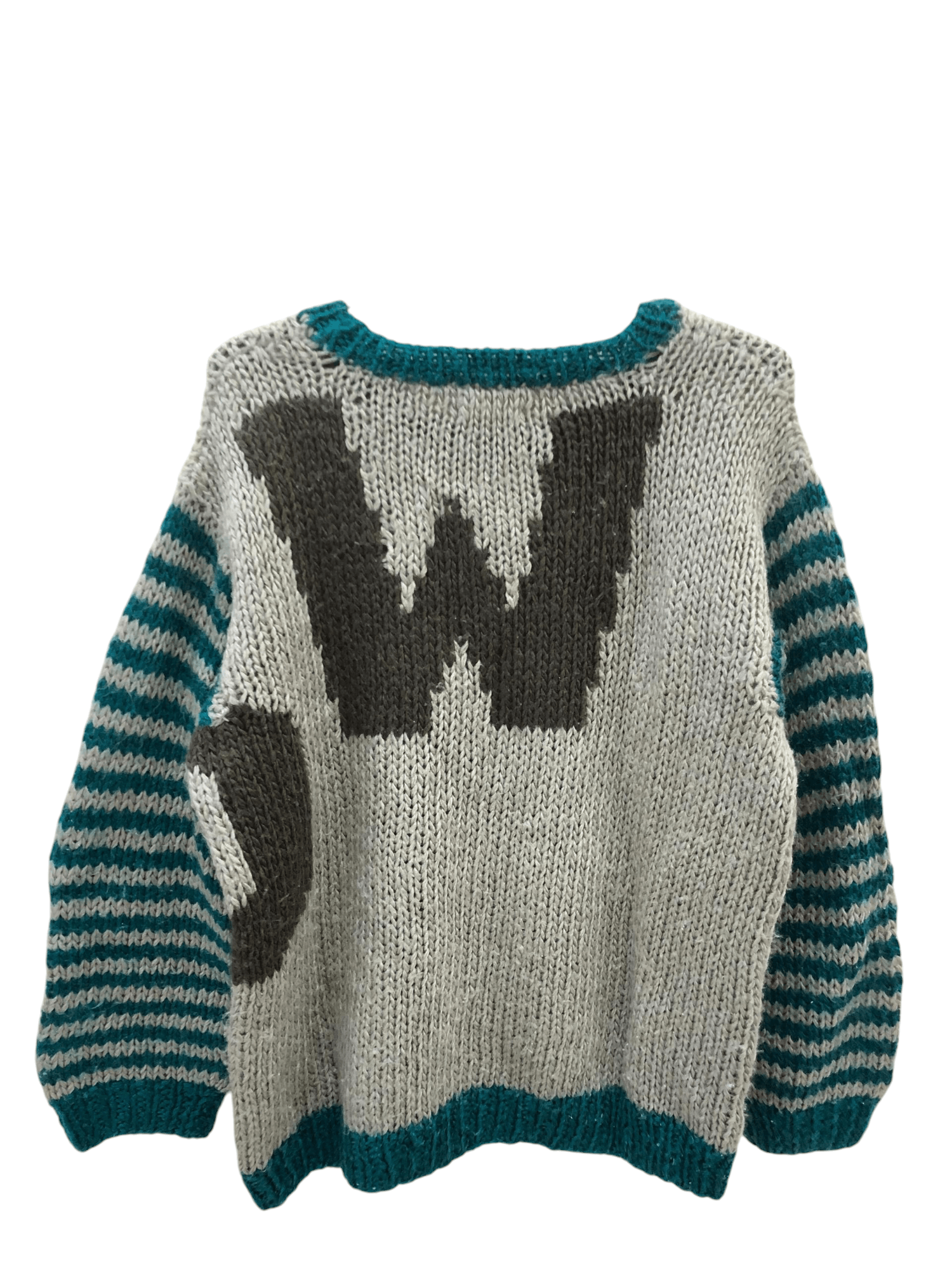 Handmade vintage 100 handknit MAISON de TRICOT 💯 acrylic material Size US L / EU 52-54 / 3 - 2 Thumbnail