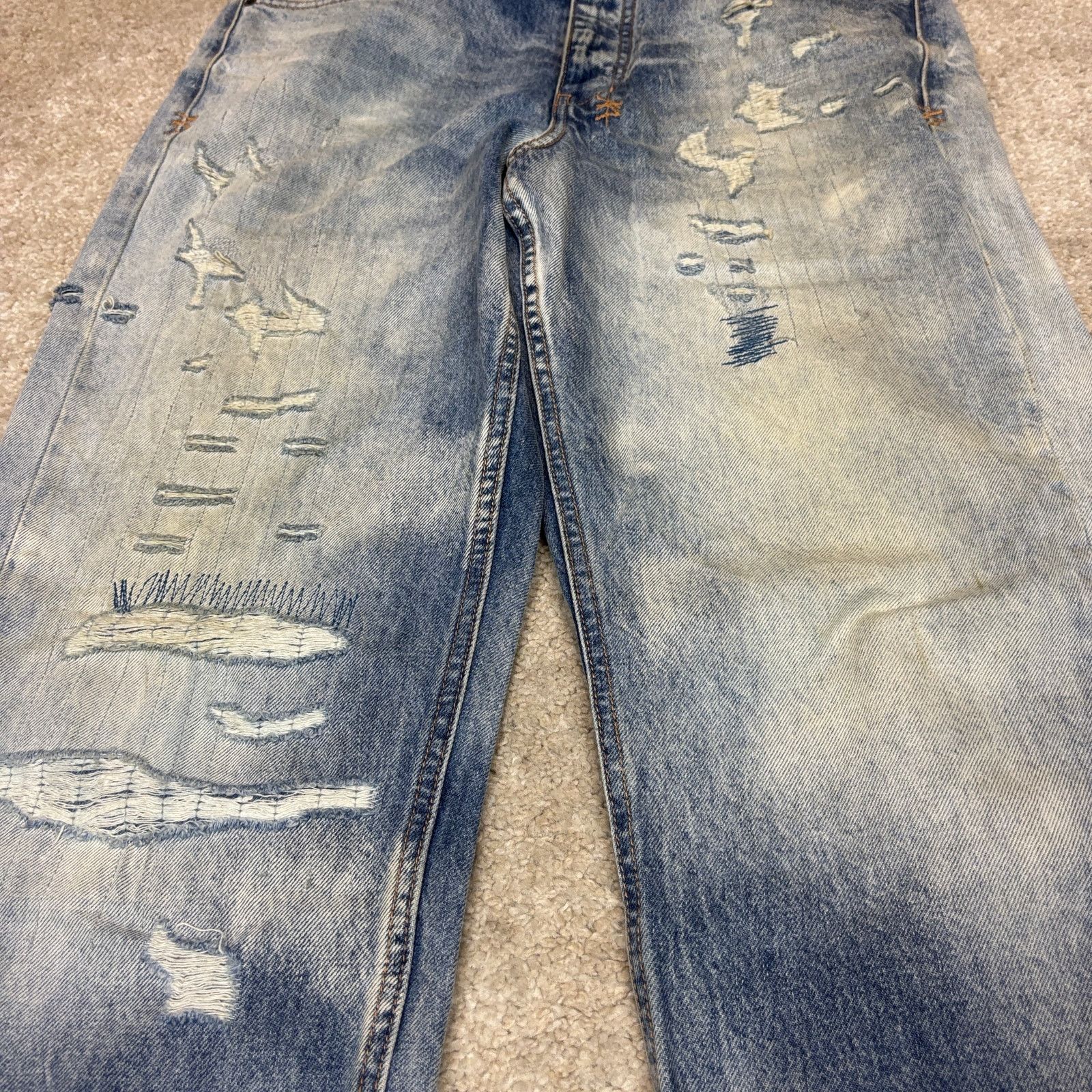 Ksubi Ksubi Distressed Anti K Tektonik Dialled Jeans Men's 31x31 Size US 31 - 11 Thumbnail