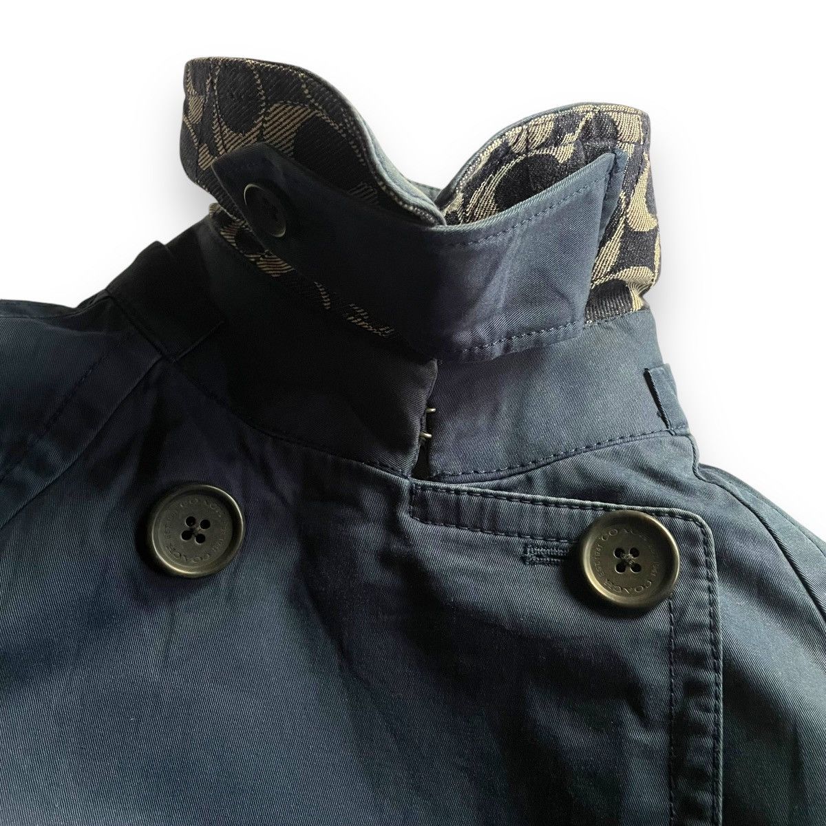 Coach COACH LINED MONOGRAM TRENCH COAT JACKET Size US S / EU 44-46 / 1 - 10 Thumbnail