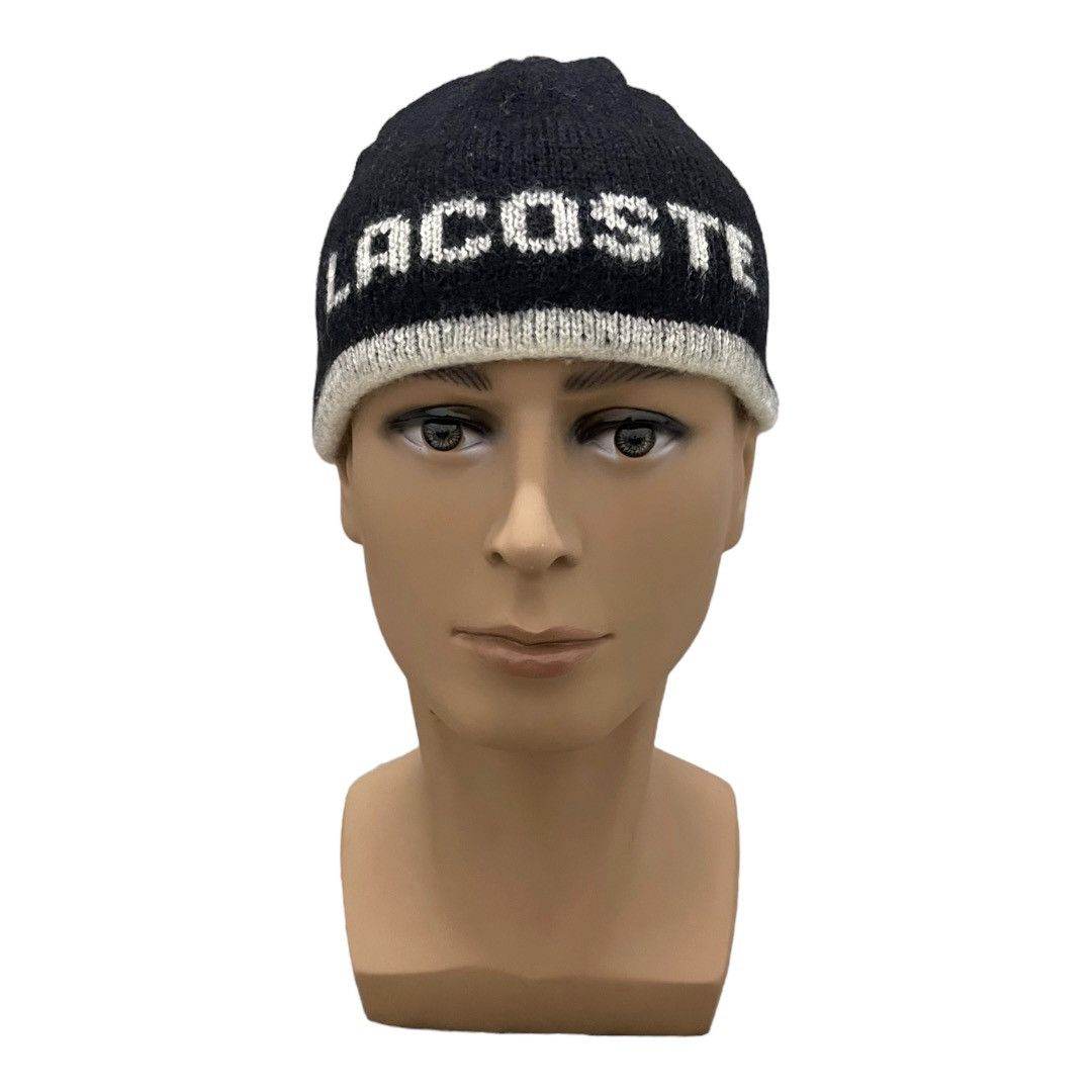 Lacoste Vintage Lacoste Spell Out Beanie Hats Size ONE SIZE - 1 Thumbnail