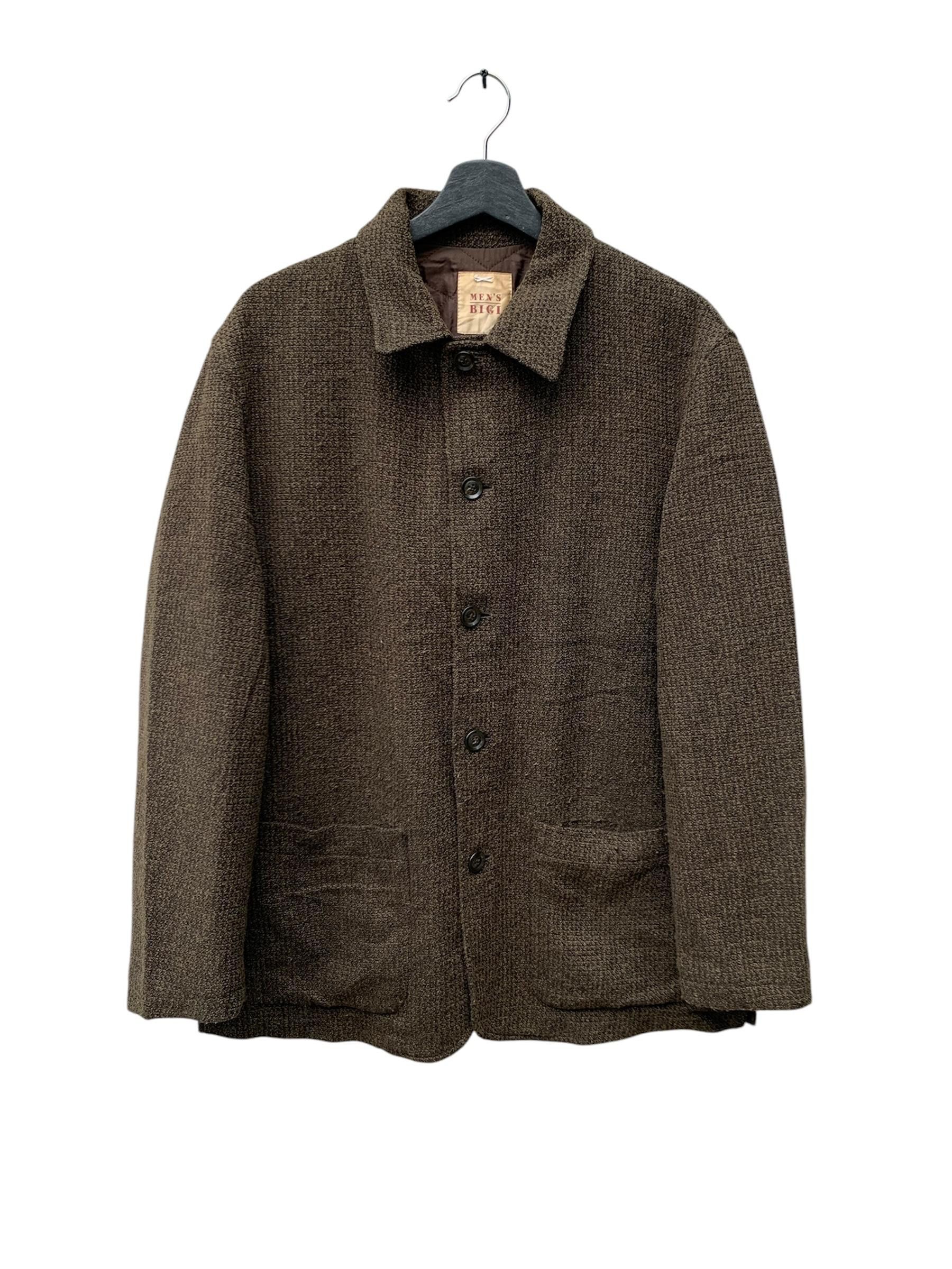 BIGI Men's Bigi X Mario Bellucci Wool Button Jacket Size US M / EU 48-50 / 2 - 1 Thumbnail