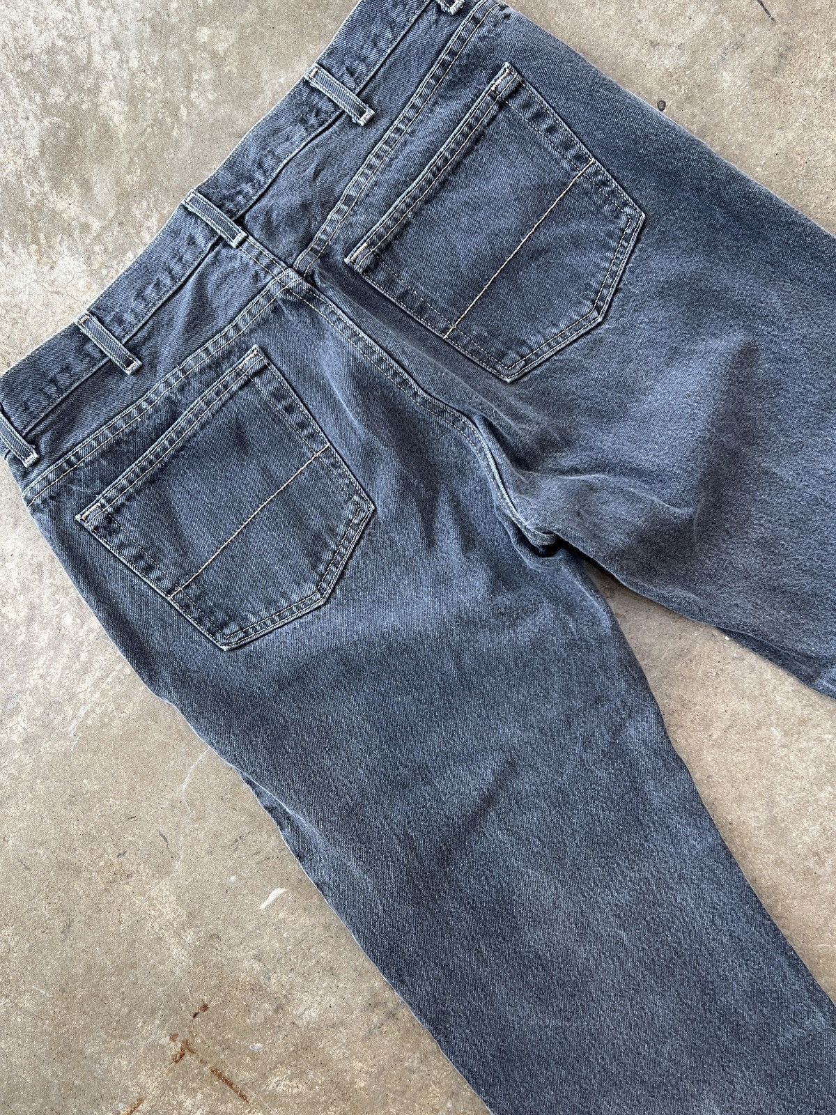 Vintage Relaxed Fit Washed Black Denim 36x34 Size US 36 / EU 52 - 1 Thumbnail
