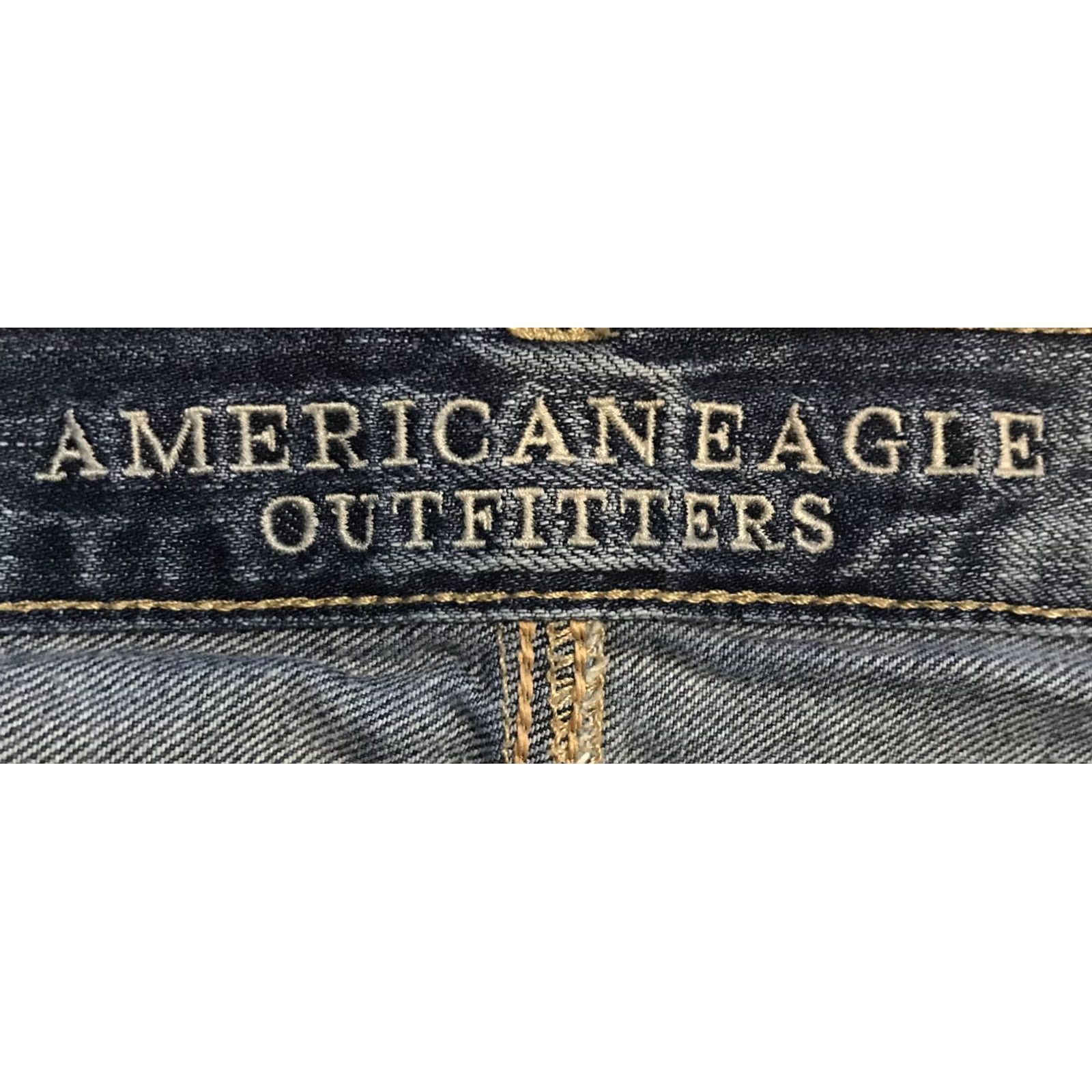 American Eagle Outfitters American Eagle Blue Denim Shorts Sz 4 Distressed Vintage Hi-rise Festival 938 Size 27" / US 4 / IT 40 - 3 Thumbnail