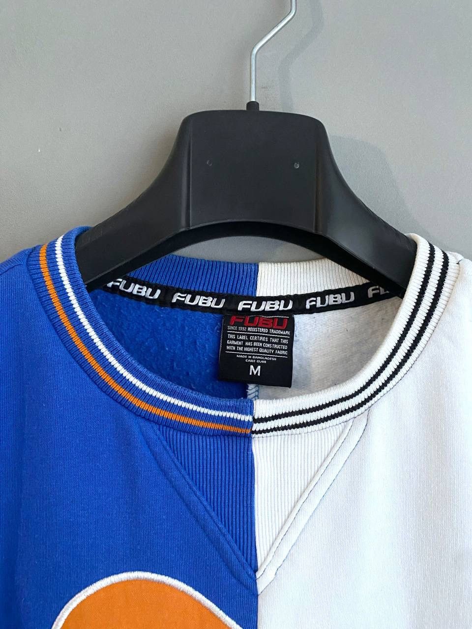 Fubu Vintage FUBU Men's White/Blue Hip Hop Oversized Sweatshirt M Size US M / EU 48-50 / 2 - 4 Thumbnail